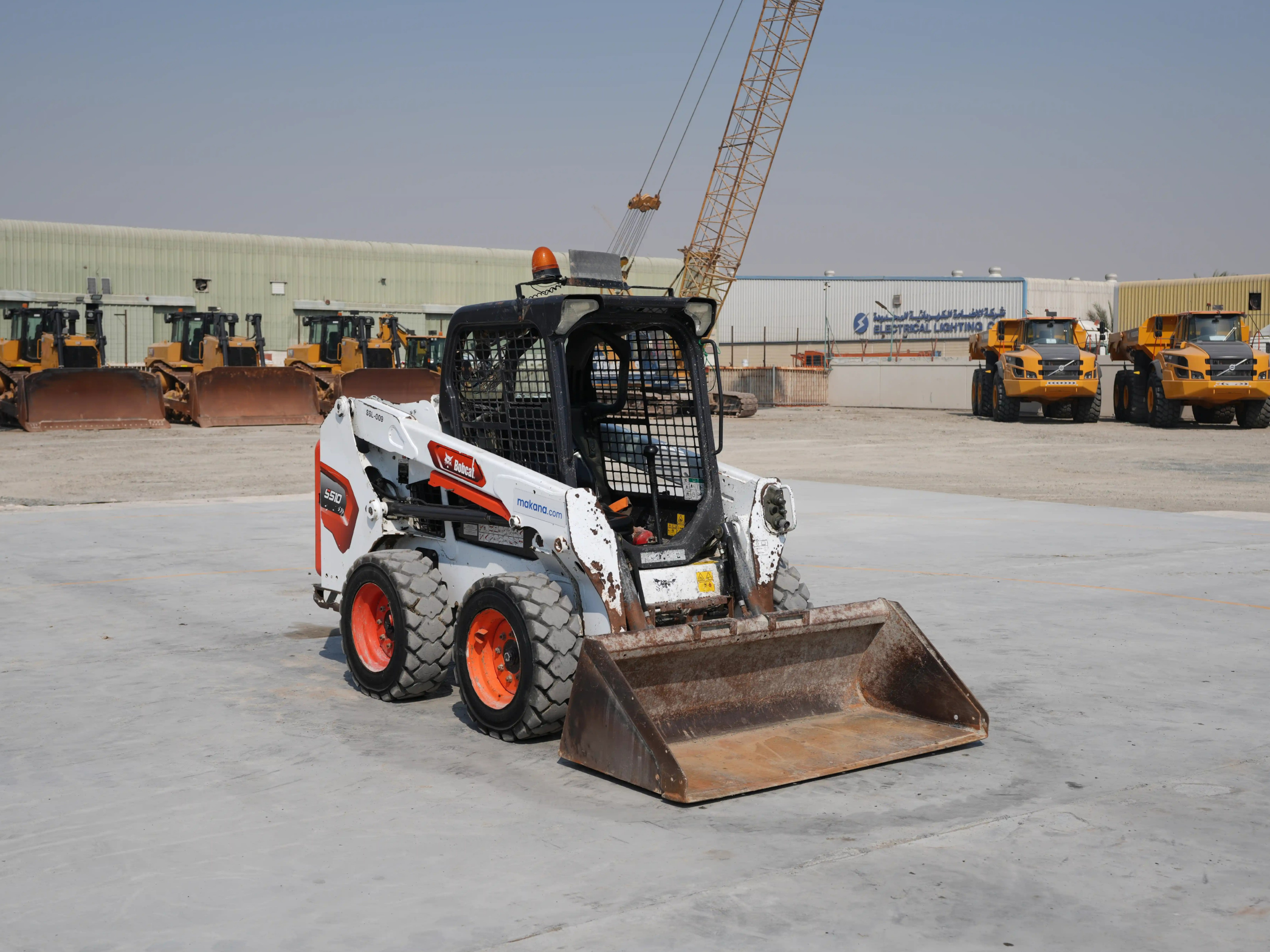 SSL-009-Bobcat-S510-skid-steer-loader-exterior-front-right-side-view