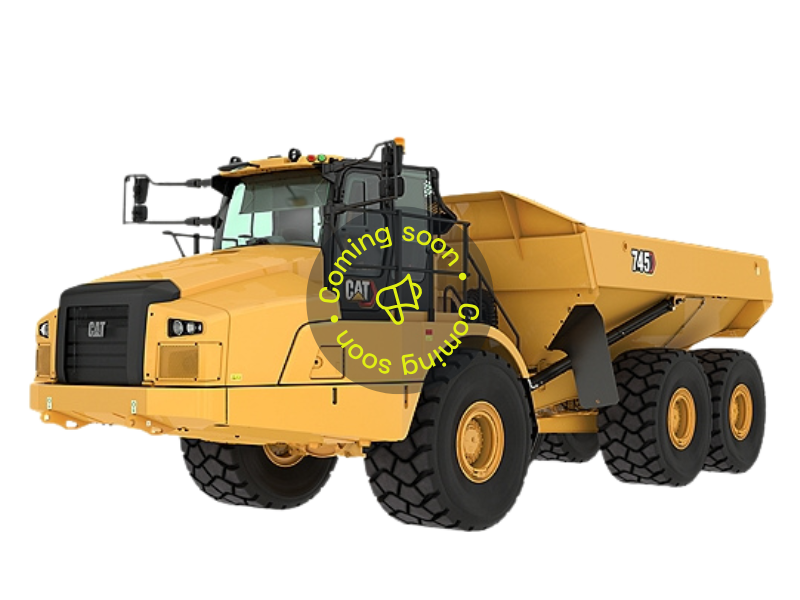 Cat 745 articulated dump truck