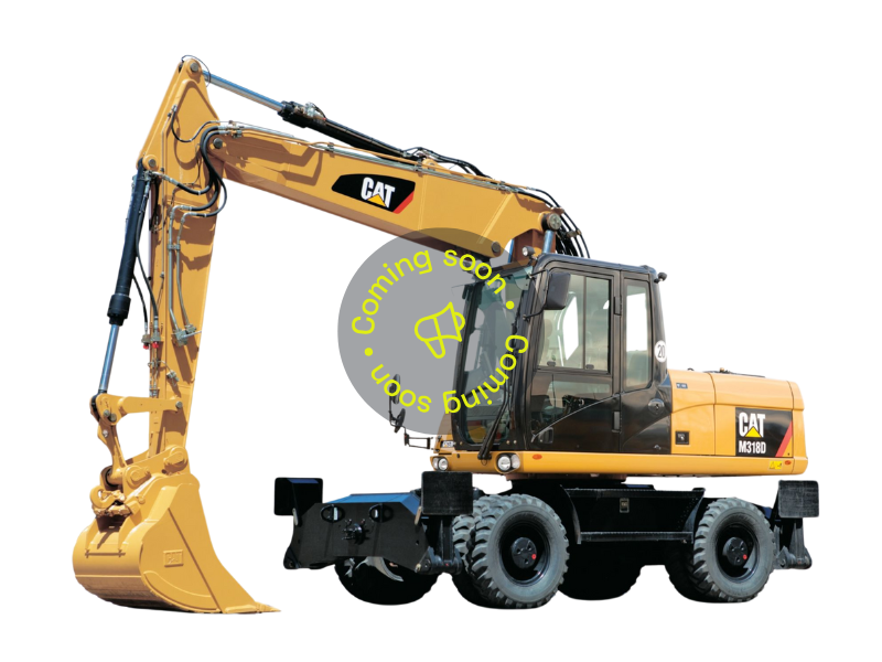 حفارة بعجلات كاتربيلر M318D