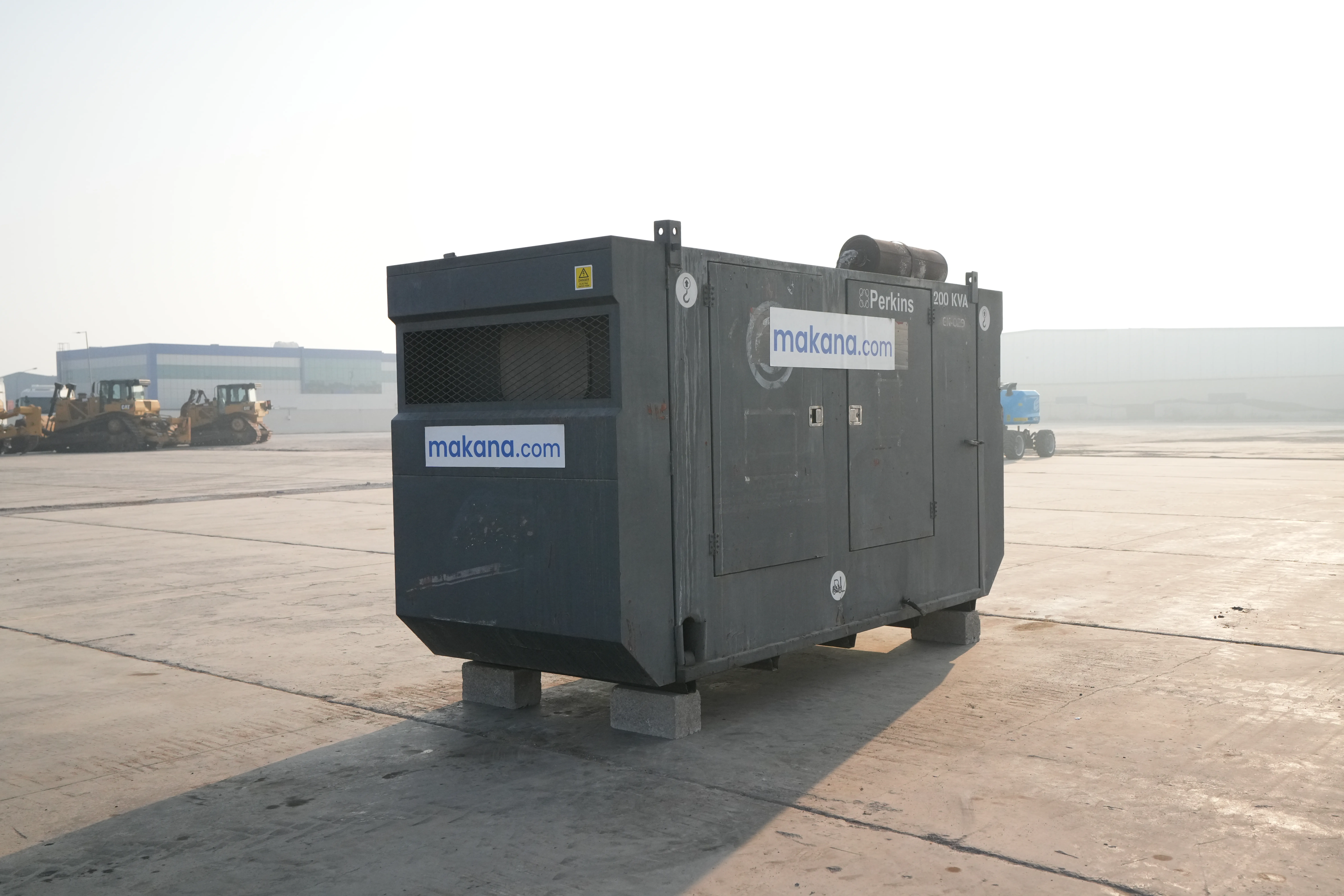 Product-Perkins 200 KVA stationary generator-exterior