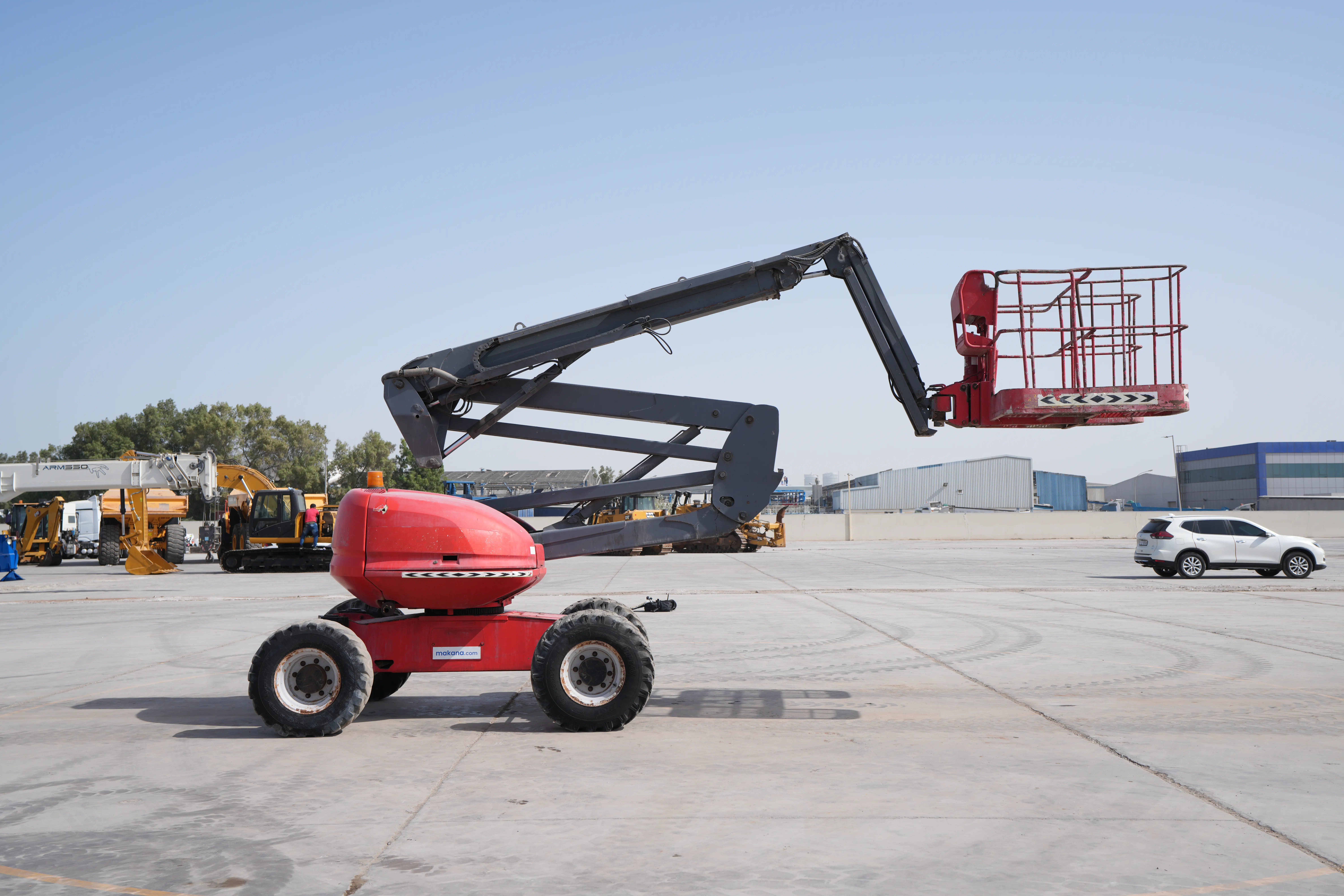 Product-Manitou 160 ATJ diesel articulated boom lift-exterior