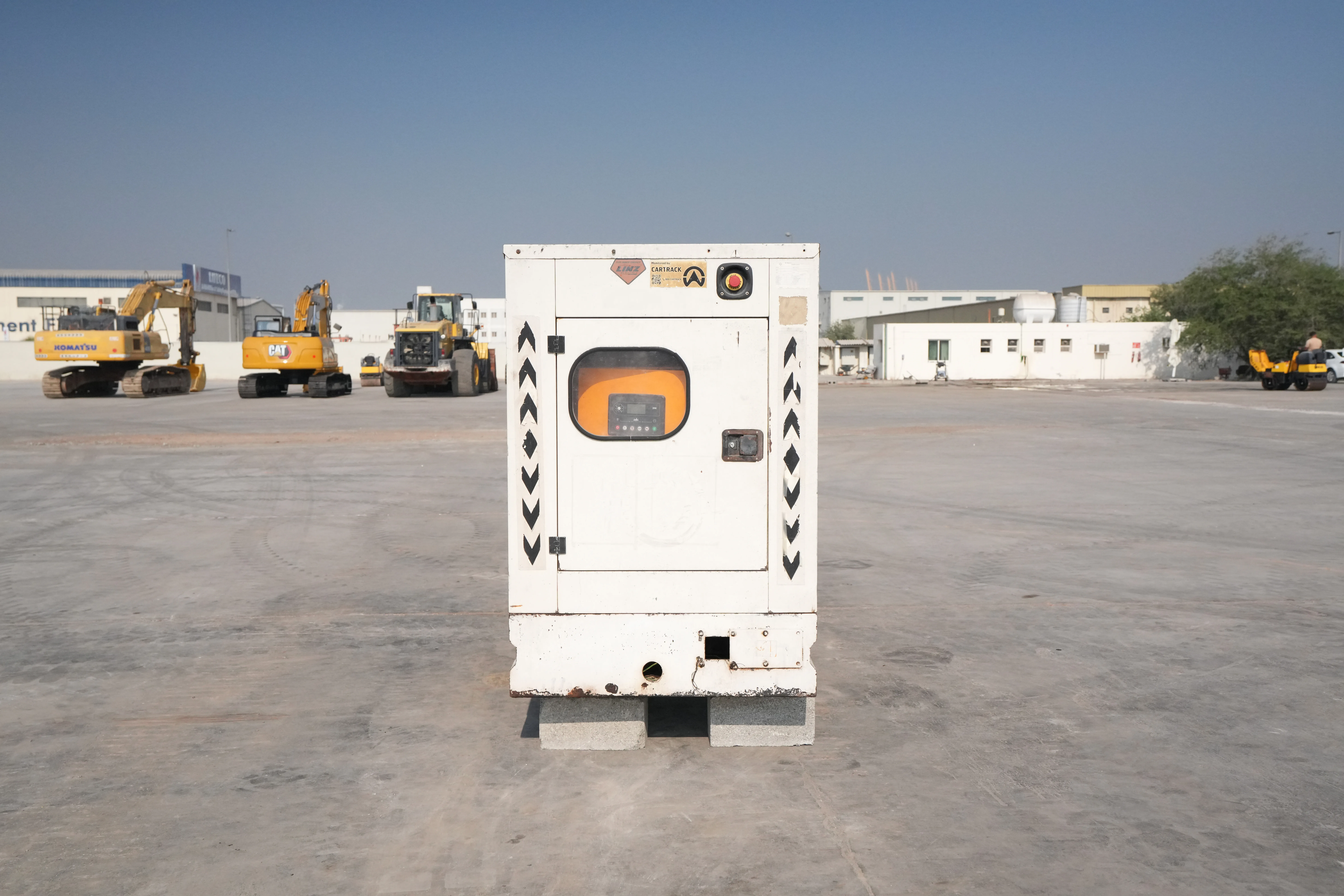 Product-Perkins 100 KVA stationary generator-exterior