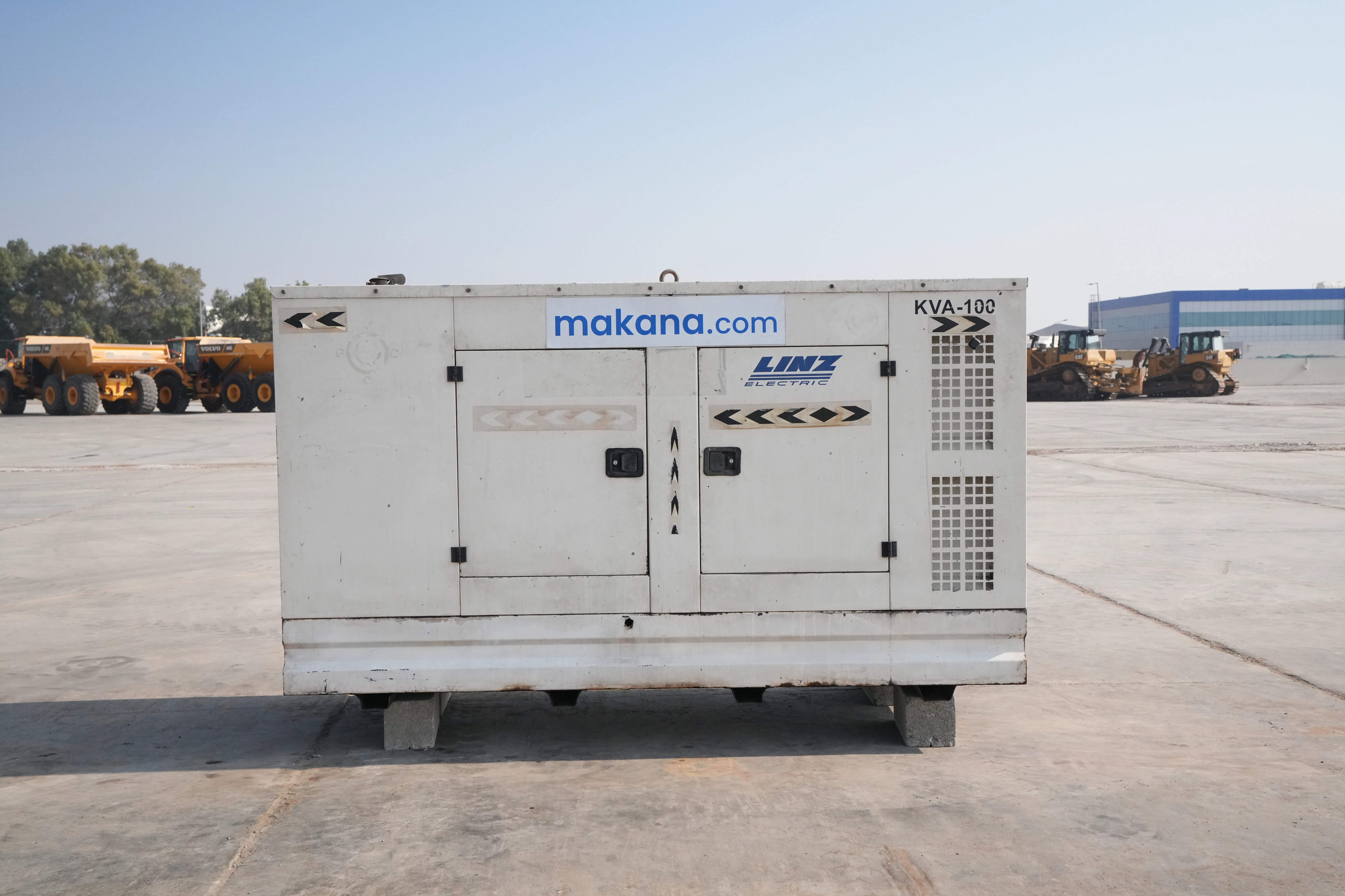 Product-Perkins 100 KVA stationary generator-exterior