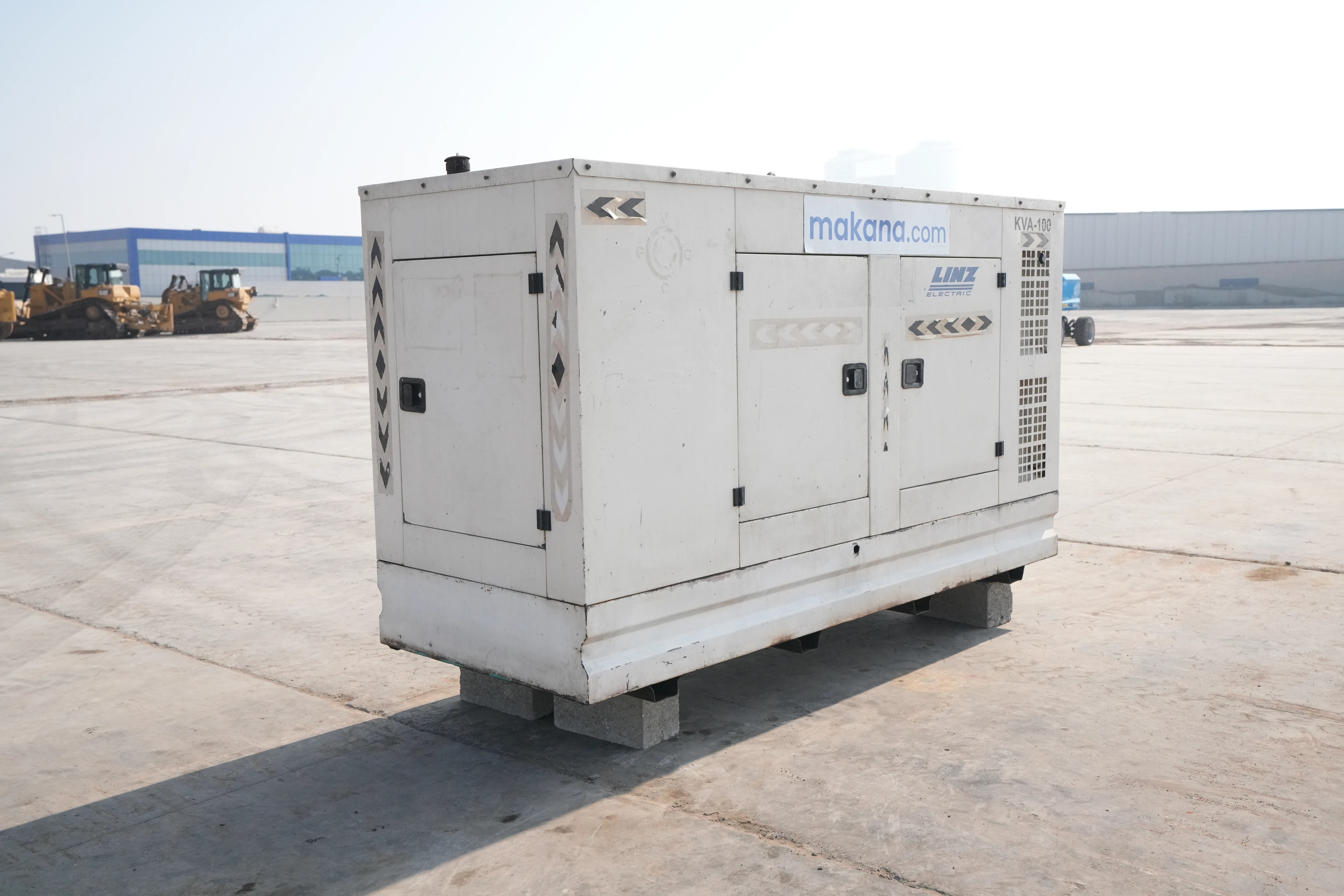 Product-Perkins 100 KVA stationary generator-exterior