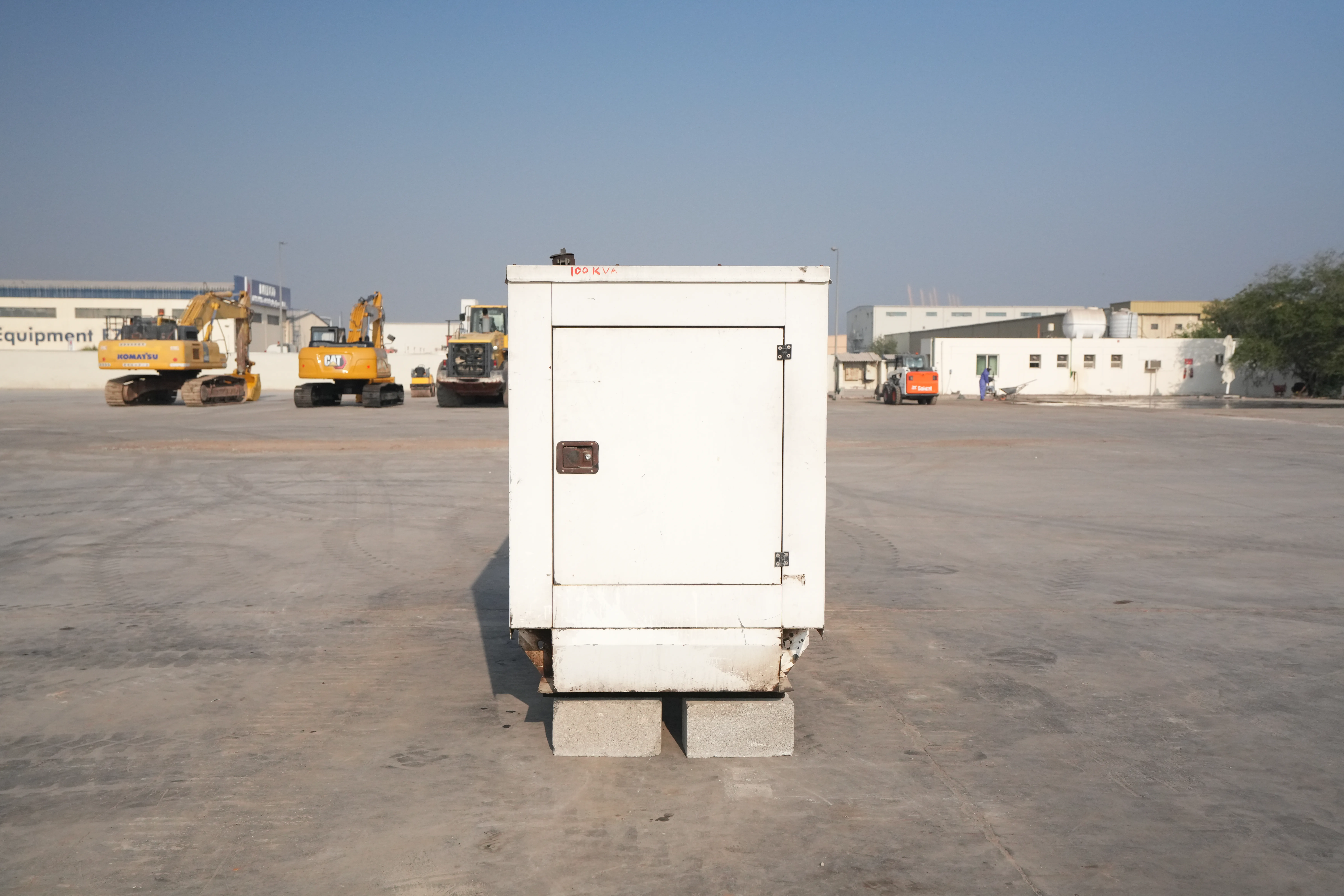 Product-Perkins 100 KVA stationary generator-exterior