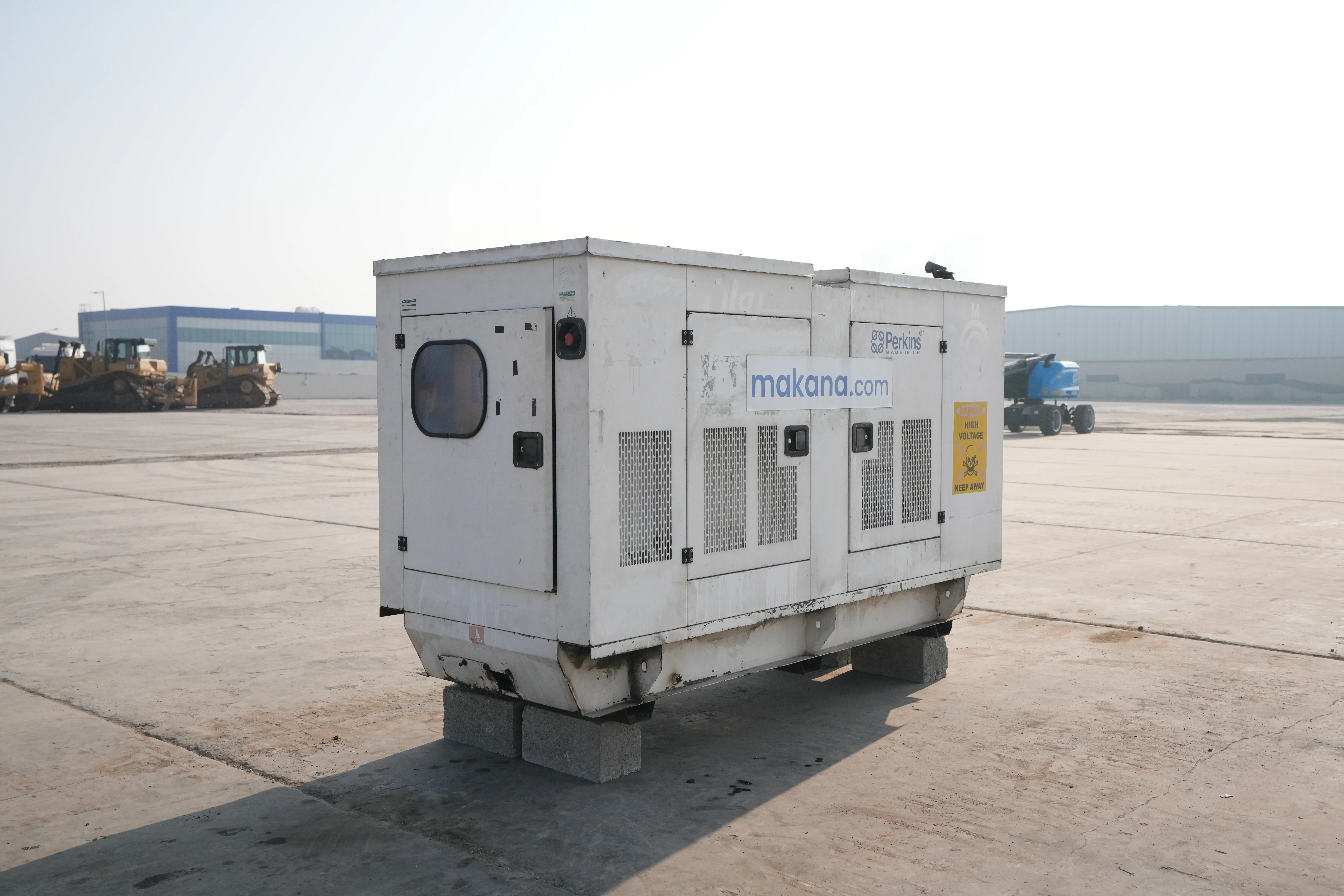 Product-Perkins 100 KVA stationary generator-exterior