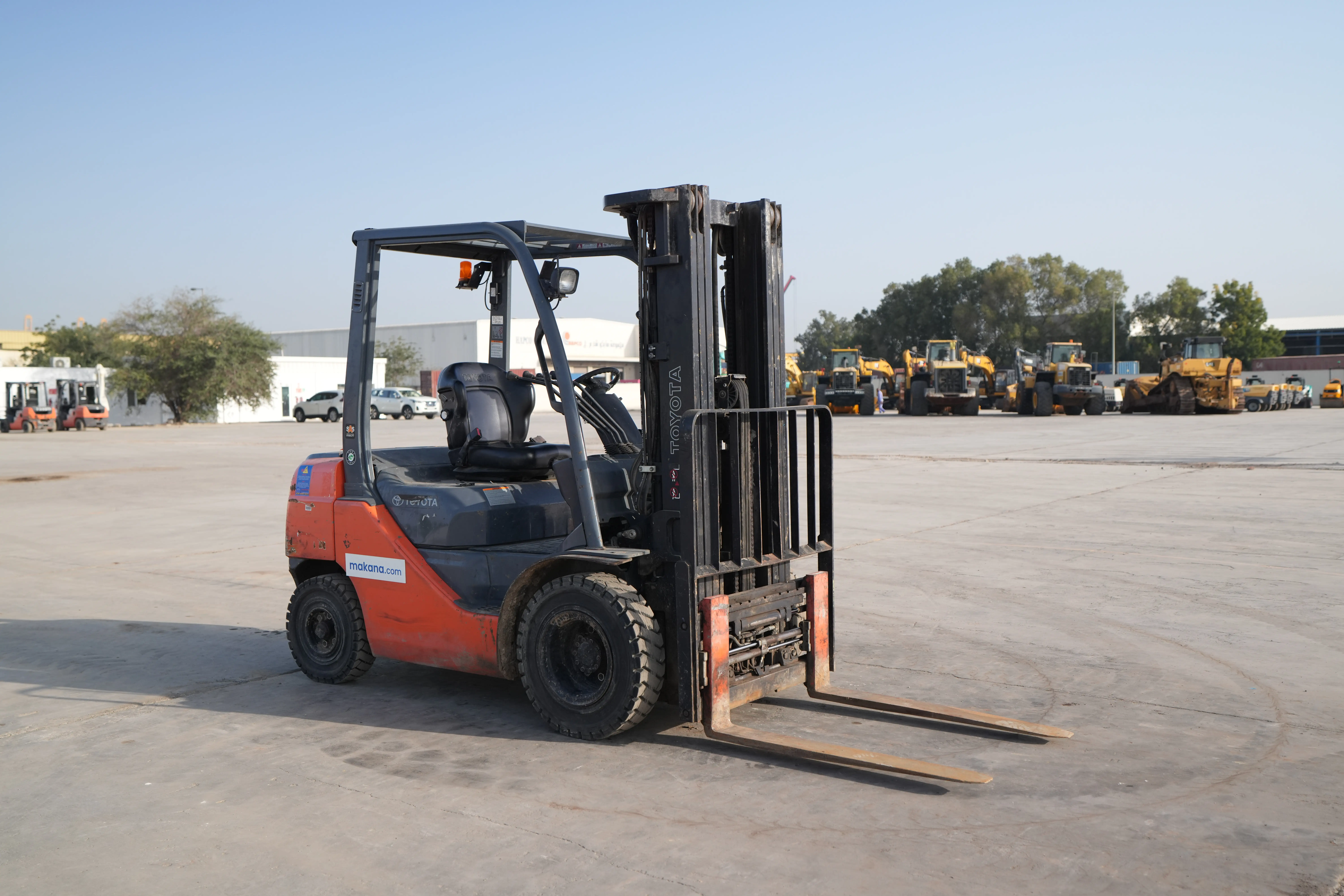 Product-Toyota 8FDU25 diesel forklift-exterior