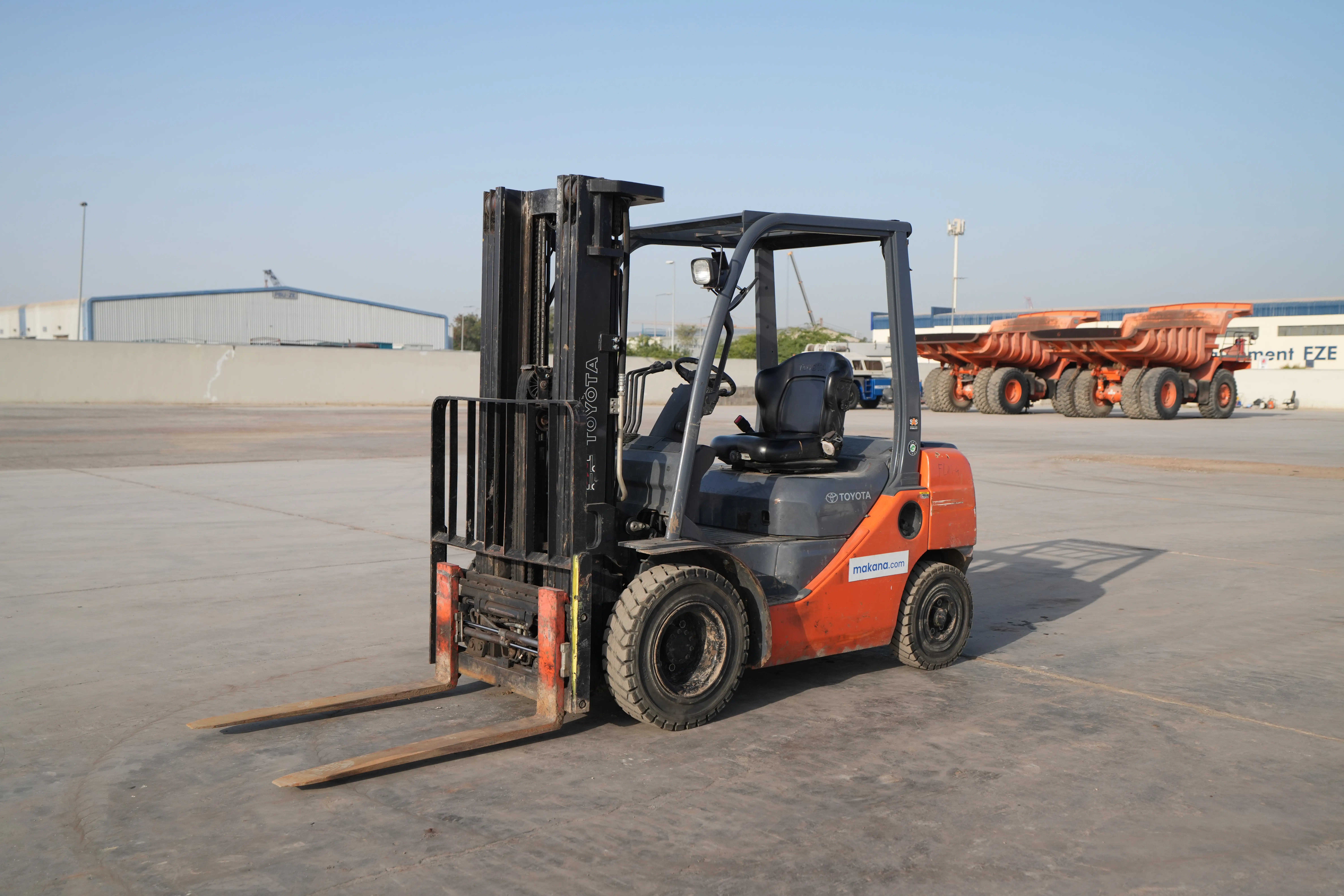 Product-Toyota 8FDU25 diesel forklift-exterior