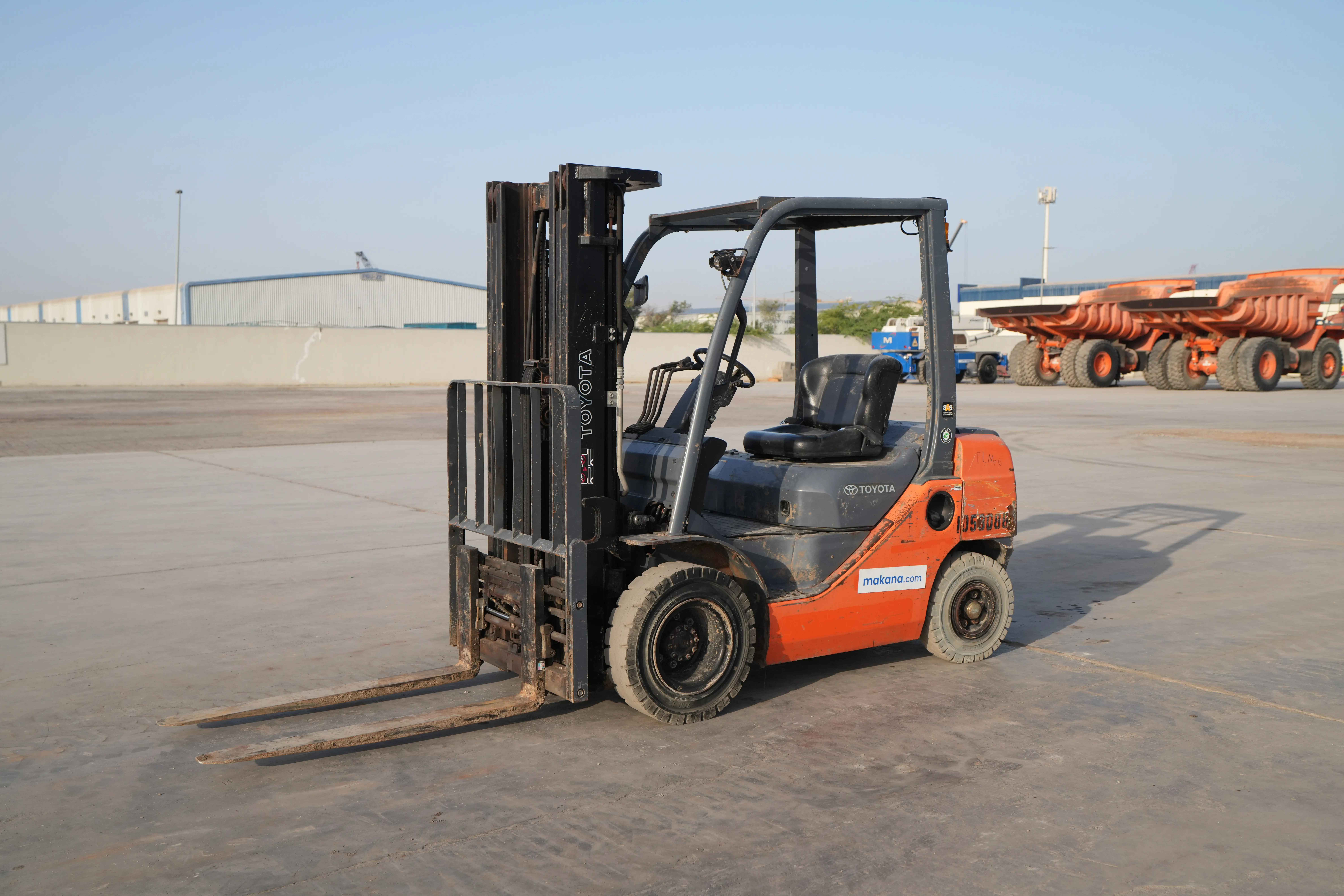 Product-Toyota 8FDU25 diesel forklift-exterior