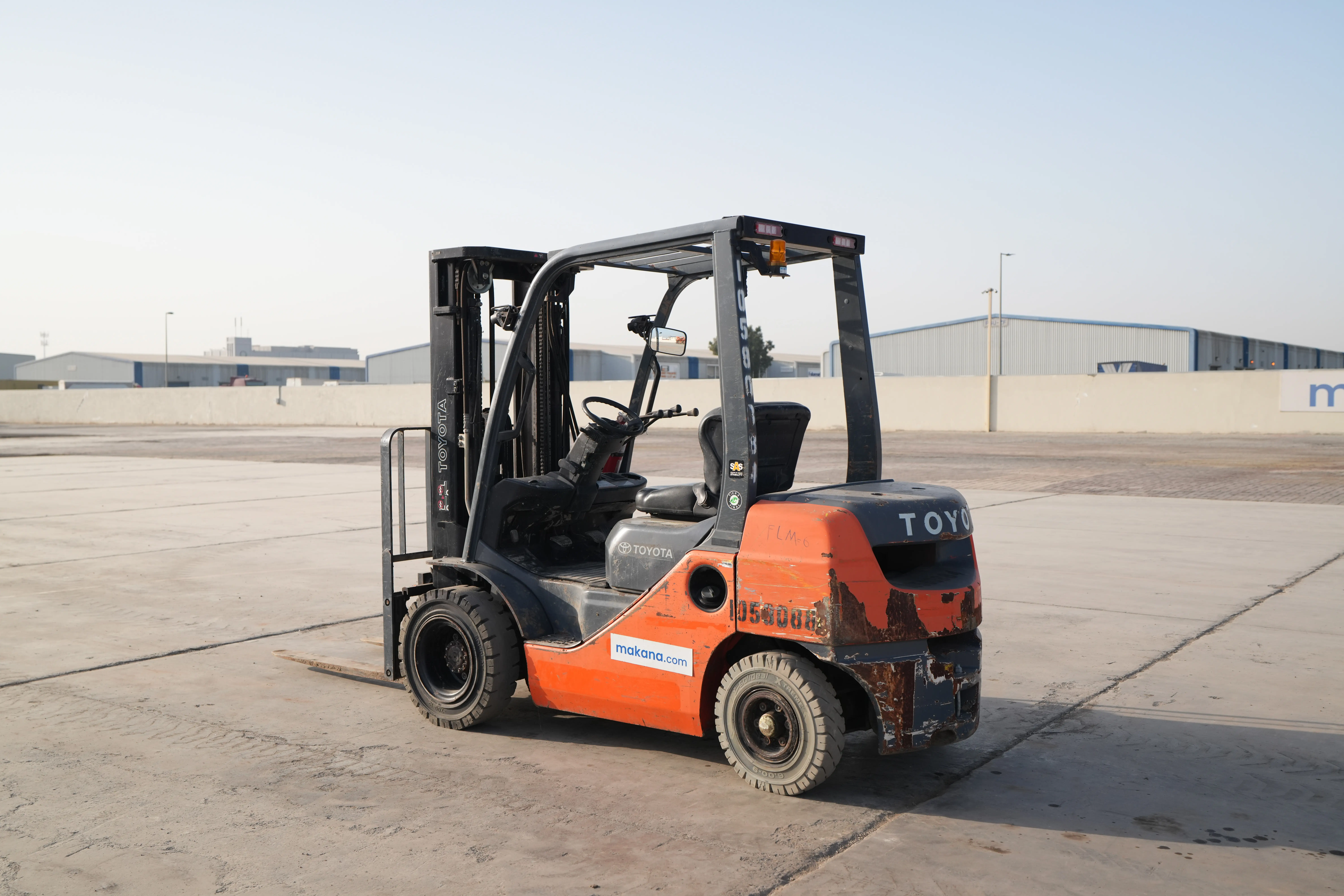 Product-Toyota 8FDU25 diesel forklift-exterior