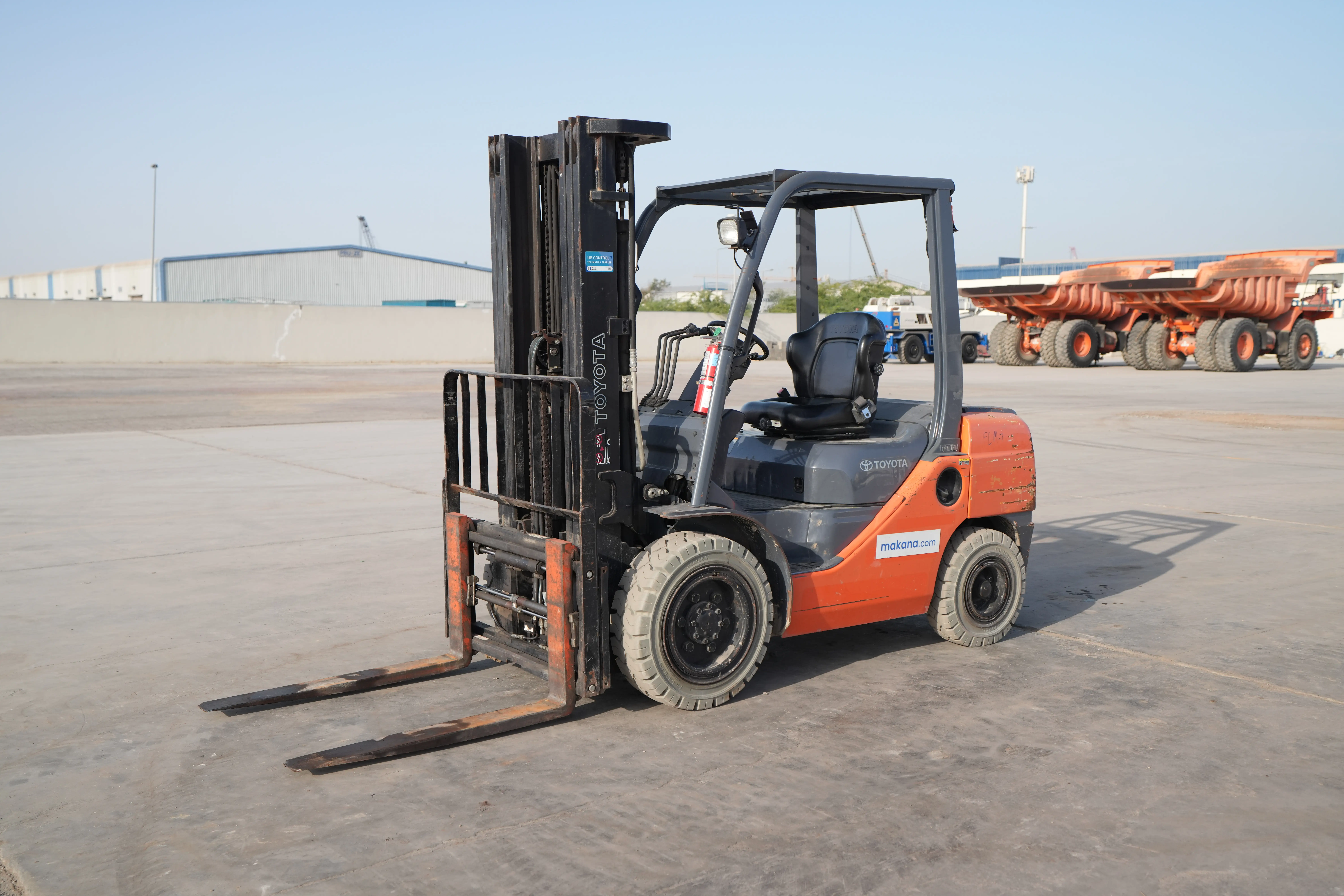 Product-Toyota 8FDU30 diesel forklift-exterior