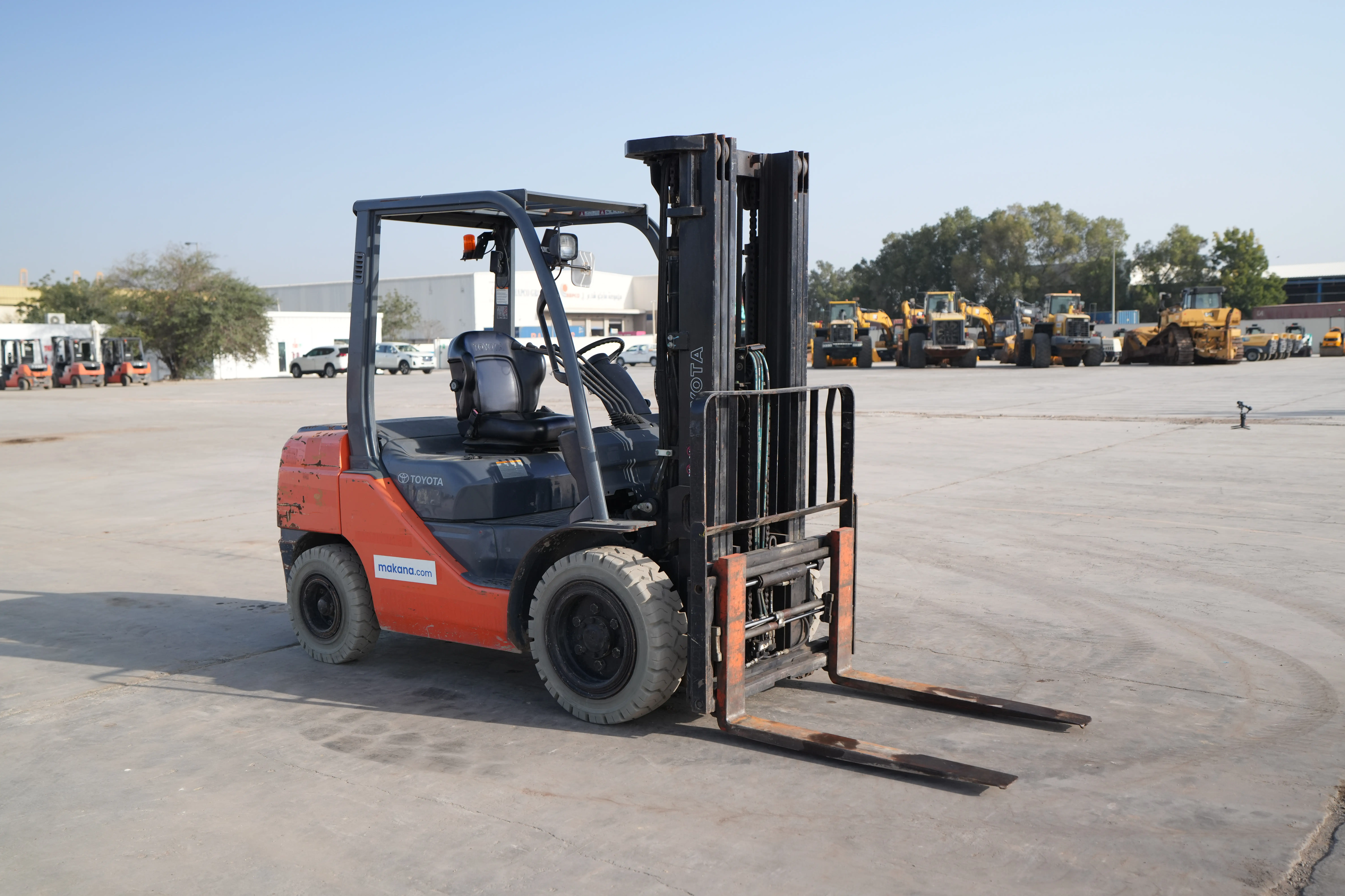 Product-Toyota 8FDU30 diesel forklift-exterior