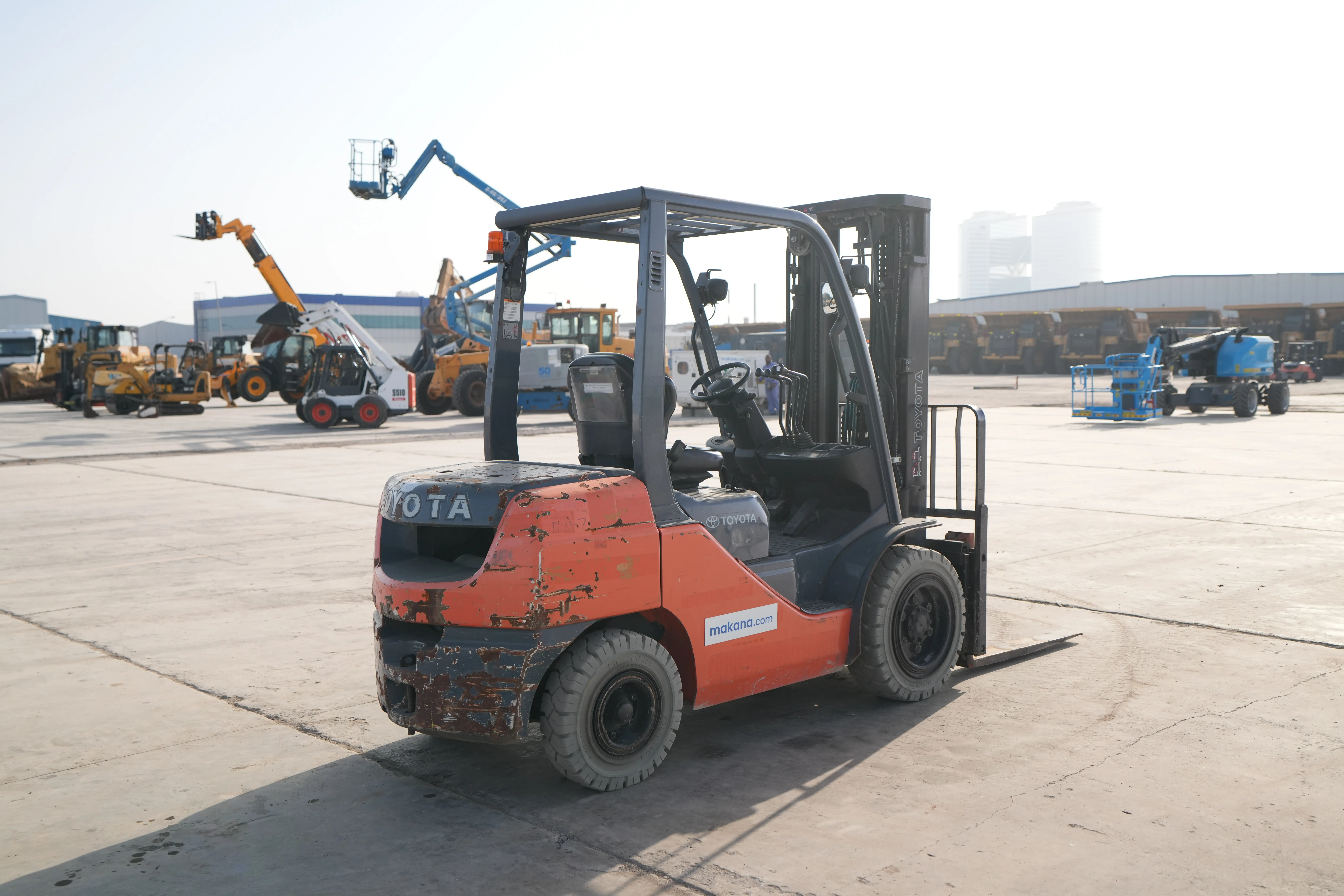 Product-Toyota 8FDU30 diesel forklift-exterior