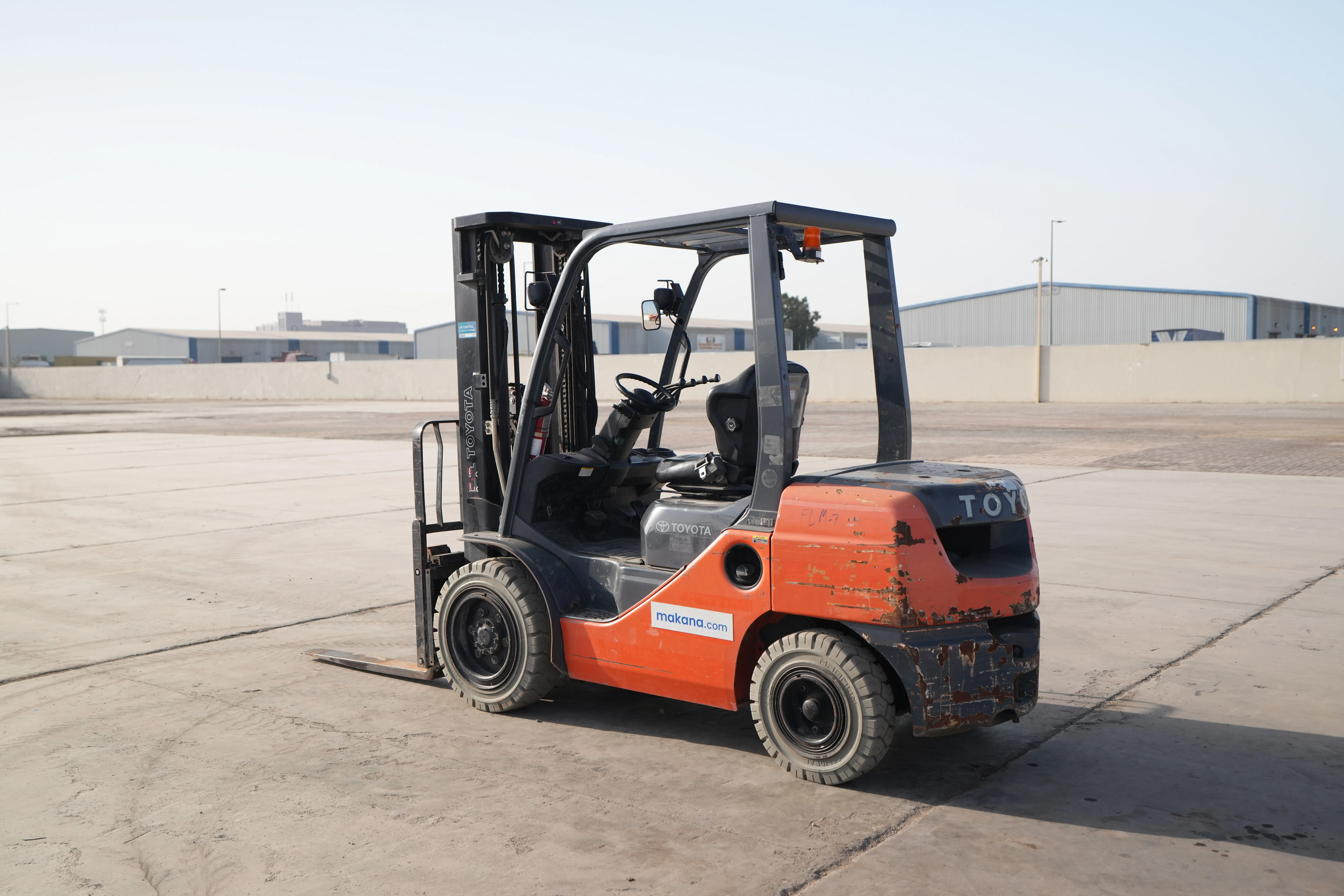 Product-Toyota 8FDU30 diesel forklift-exterior