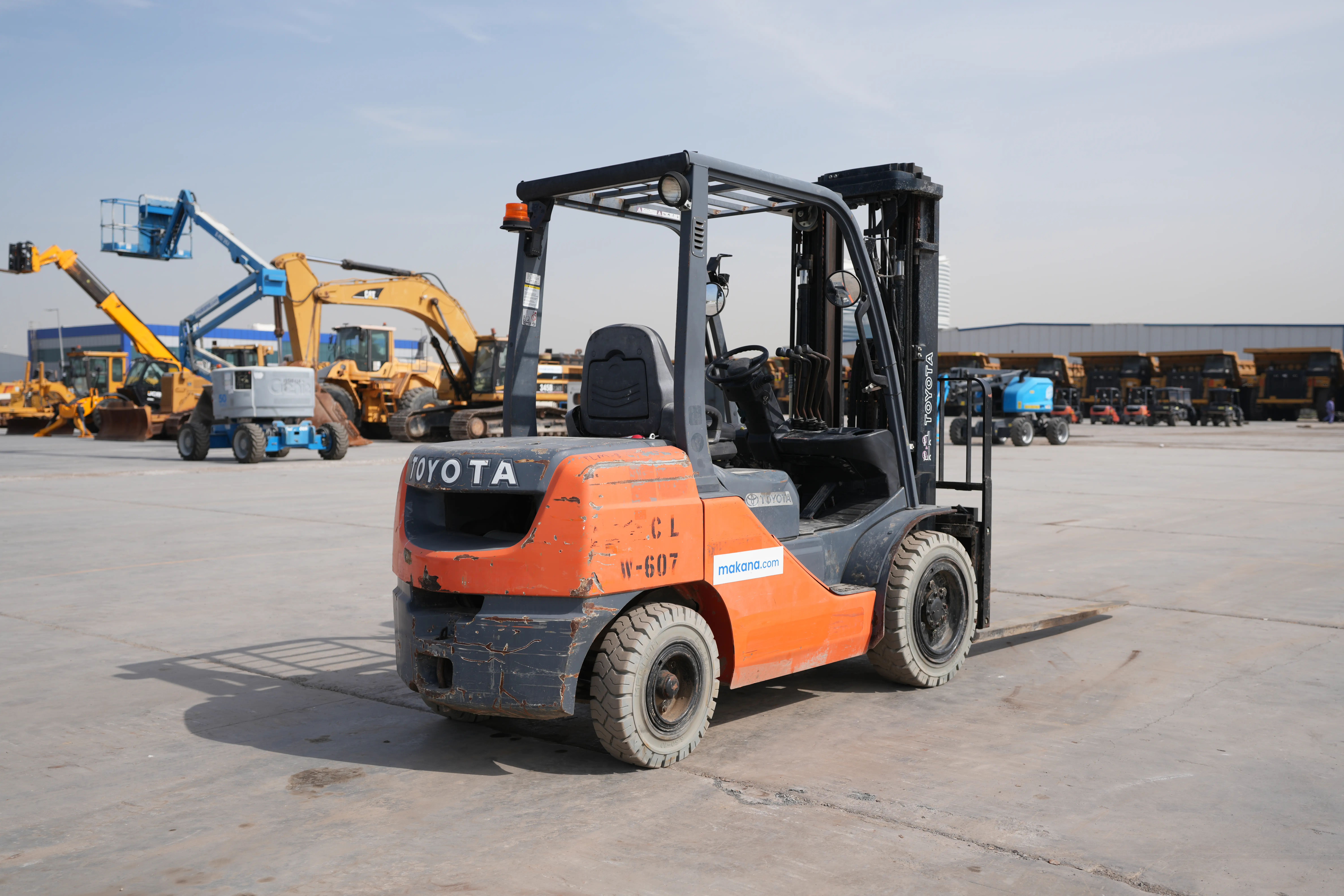 Product-Toyota 8FDU30 diesel forklift-exterior