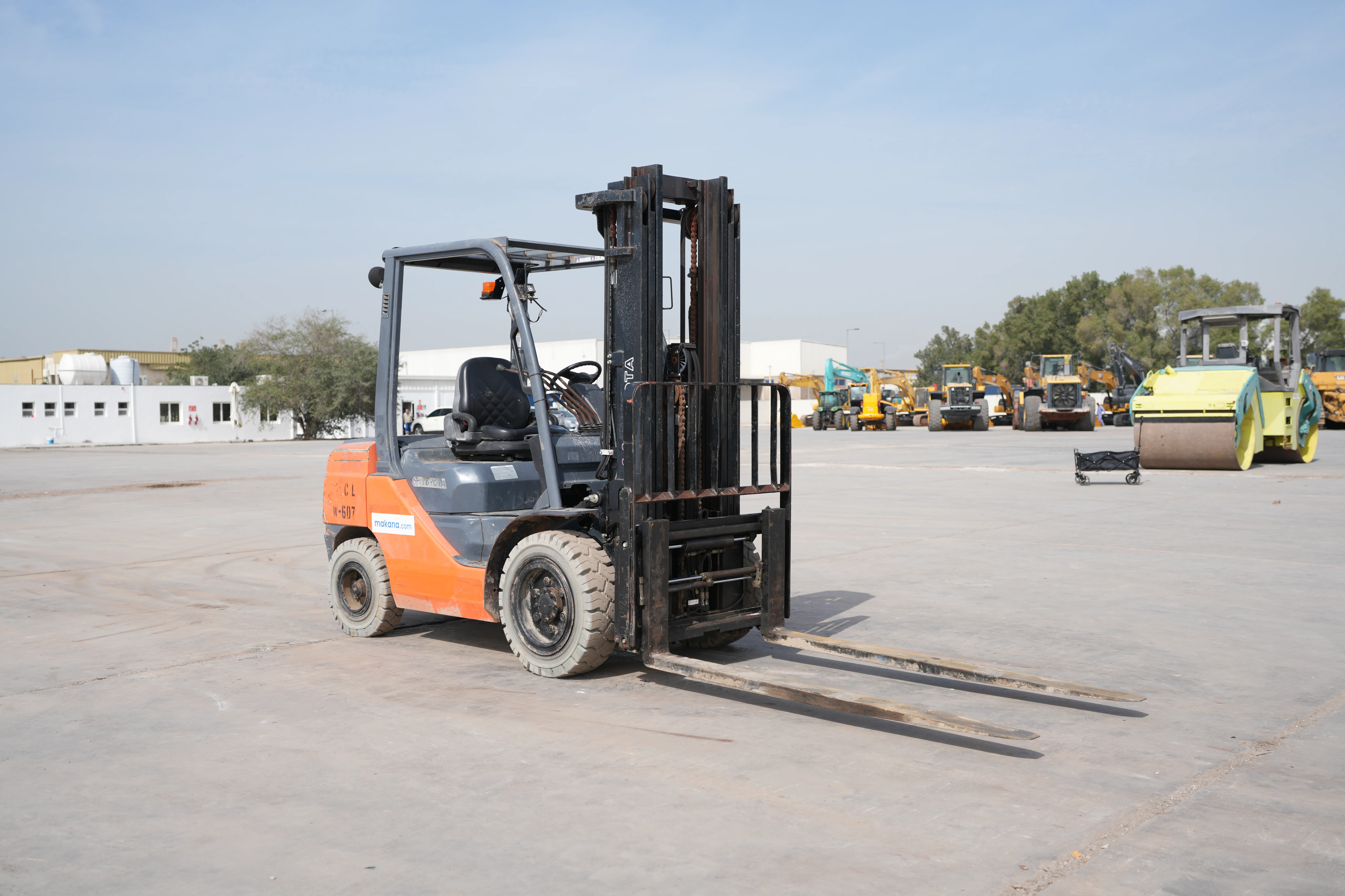 Product-Toyota 8FDU30 diesel forklift-exterior