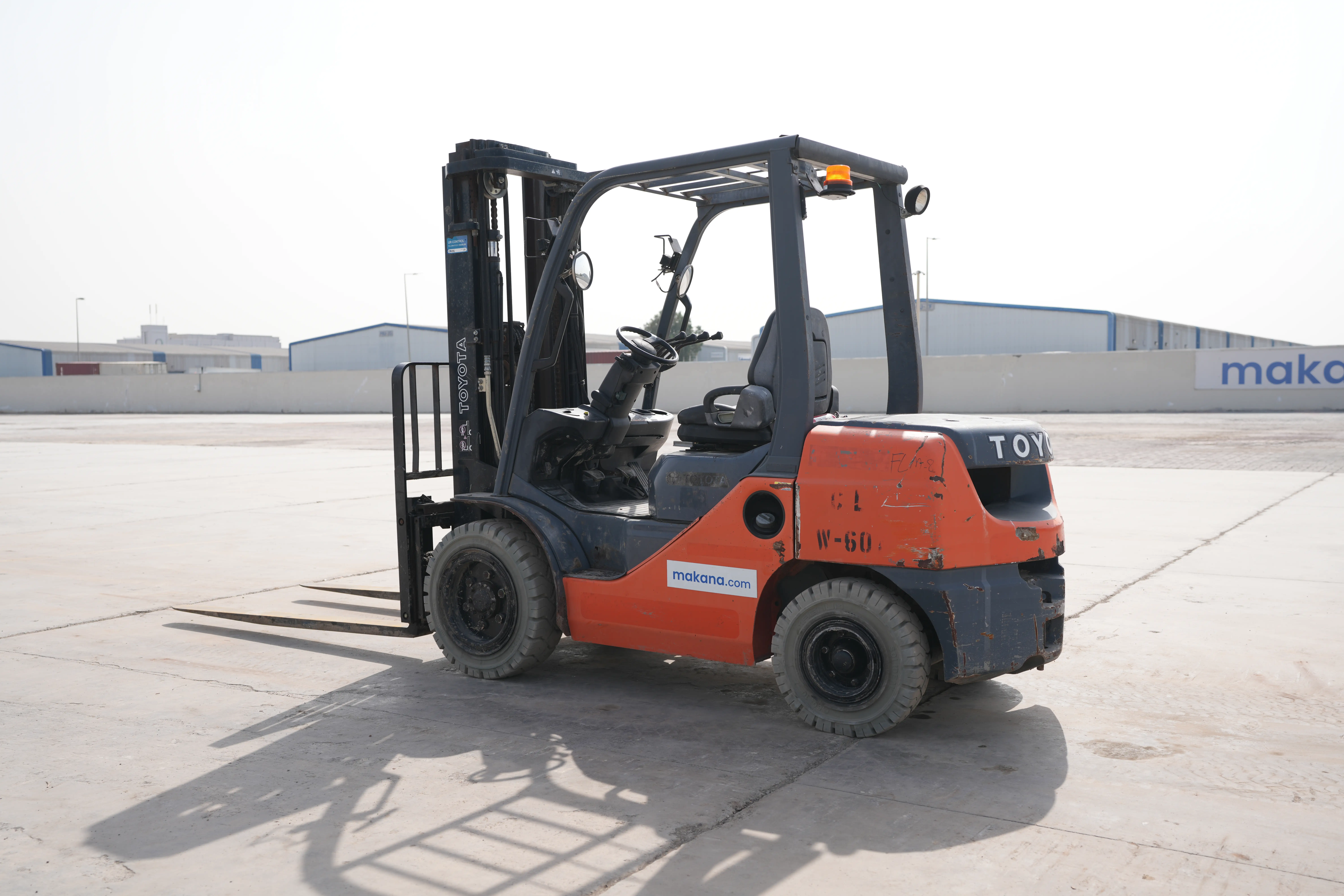 Product-Toyota 8FDU30 diesel forklift-exterior