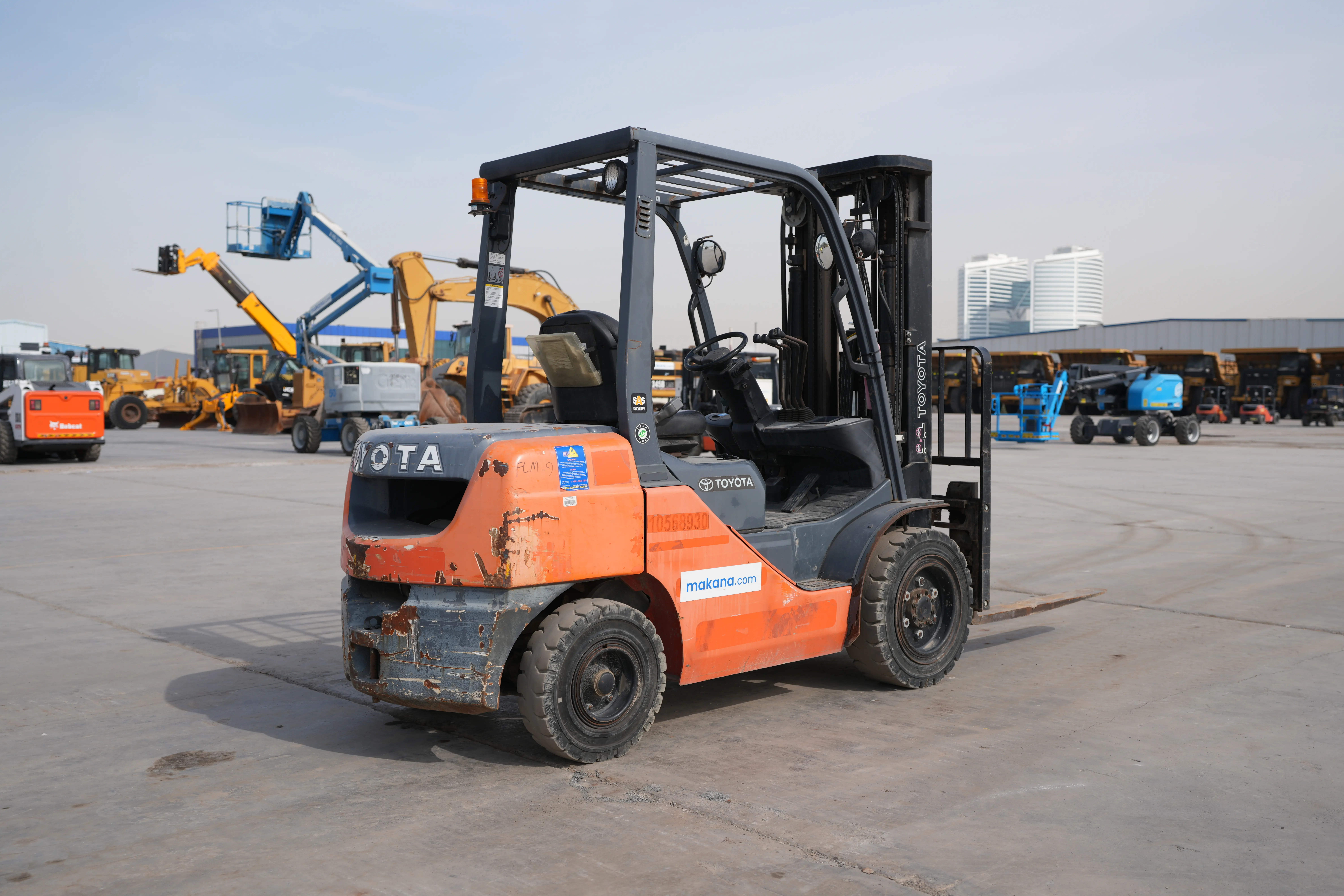 Product-Toyota 8FDU30 diesel forklift-exterior