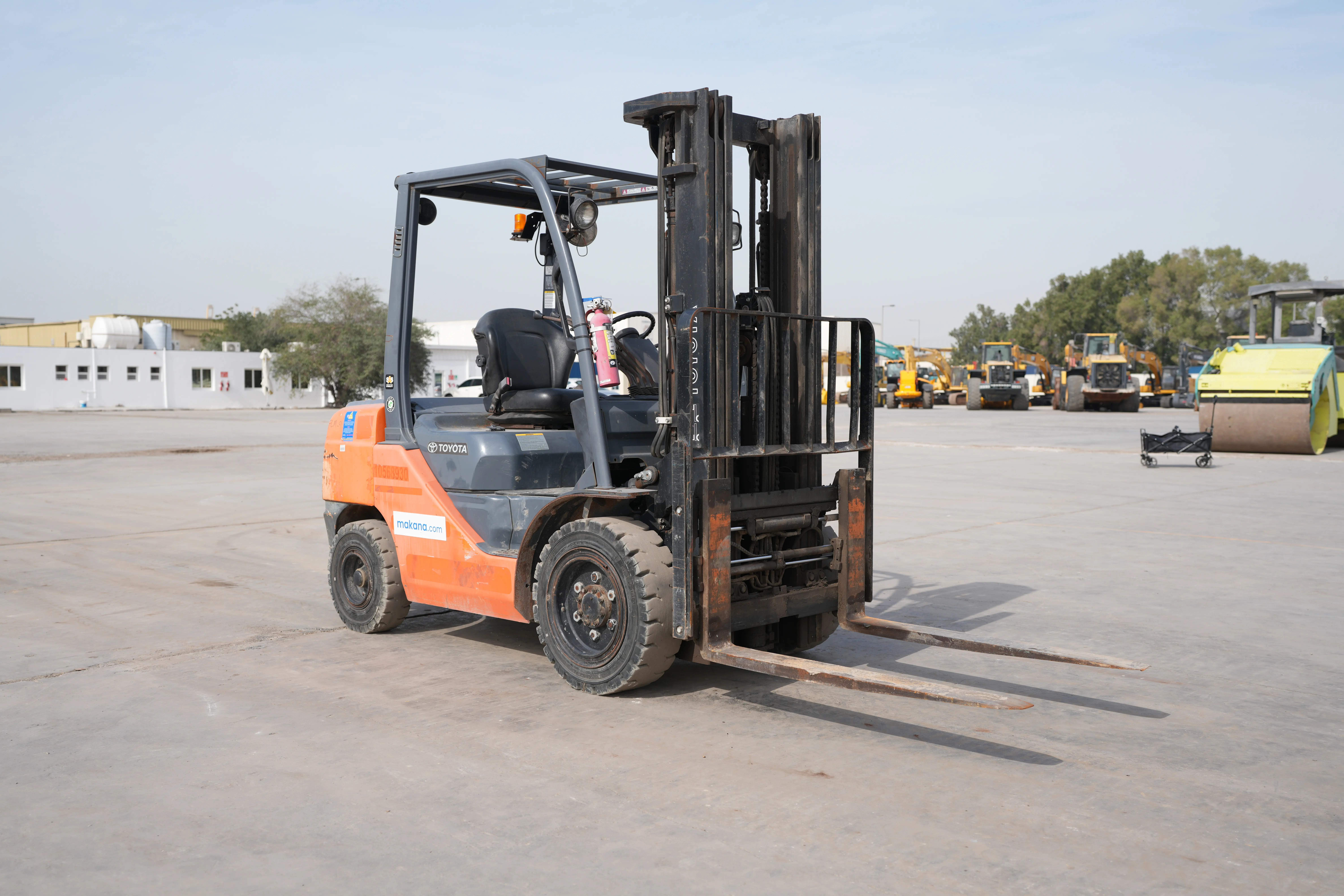 Product-Toyota 8FDU30 diesel forklift-exterior