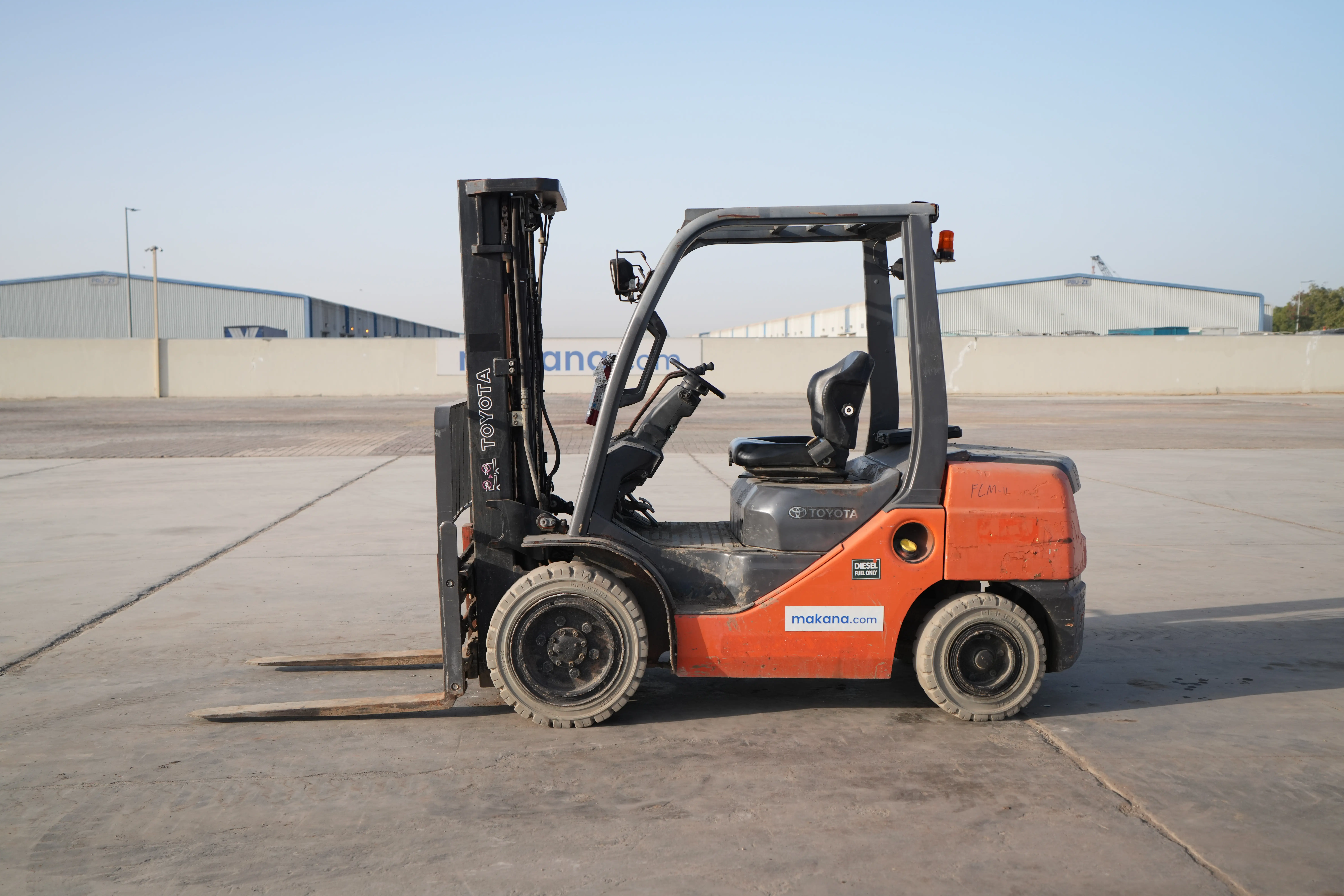 Product-Toyota 8FDU30 diesel forklift-exterior