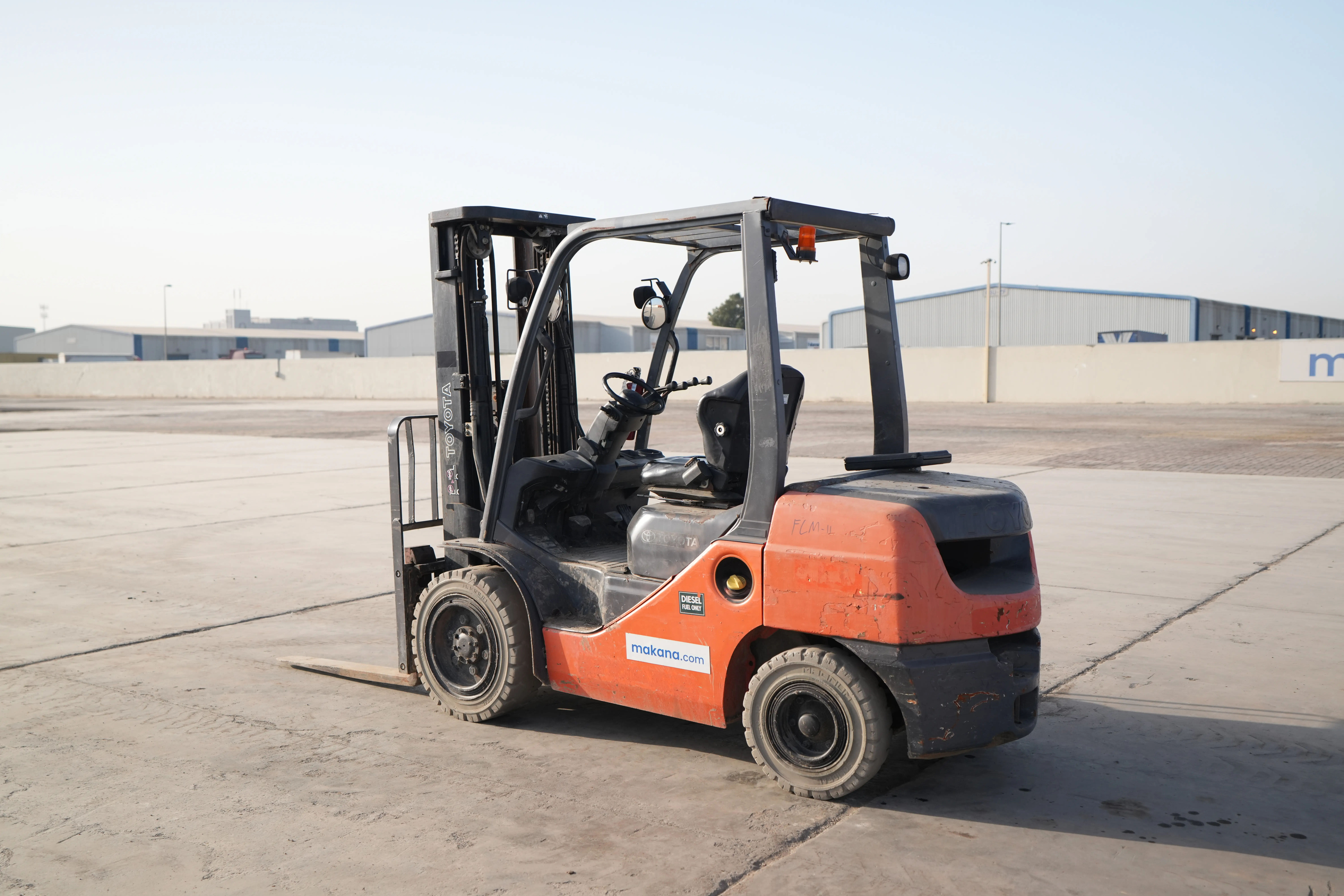 Product-Toyota 8FDU30 diesel forklift-exterior