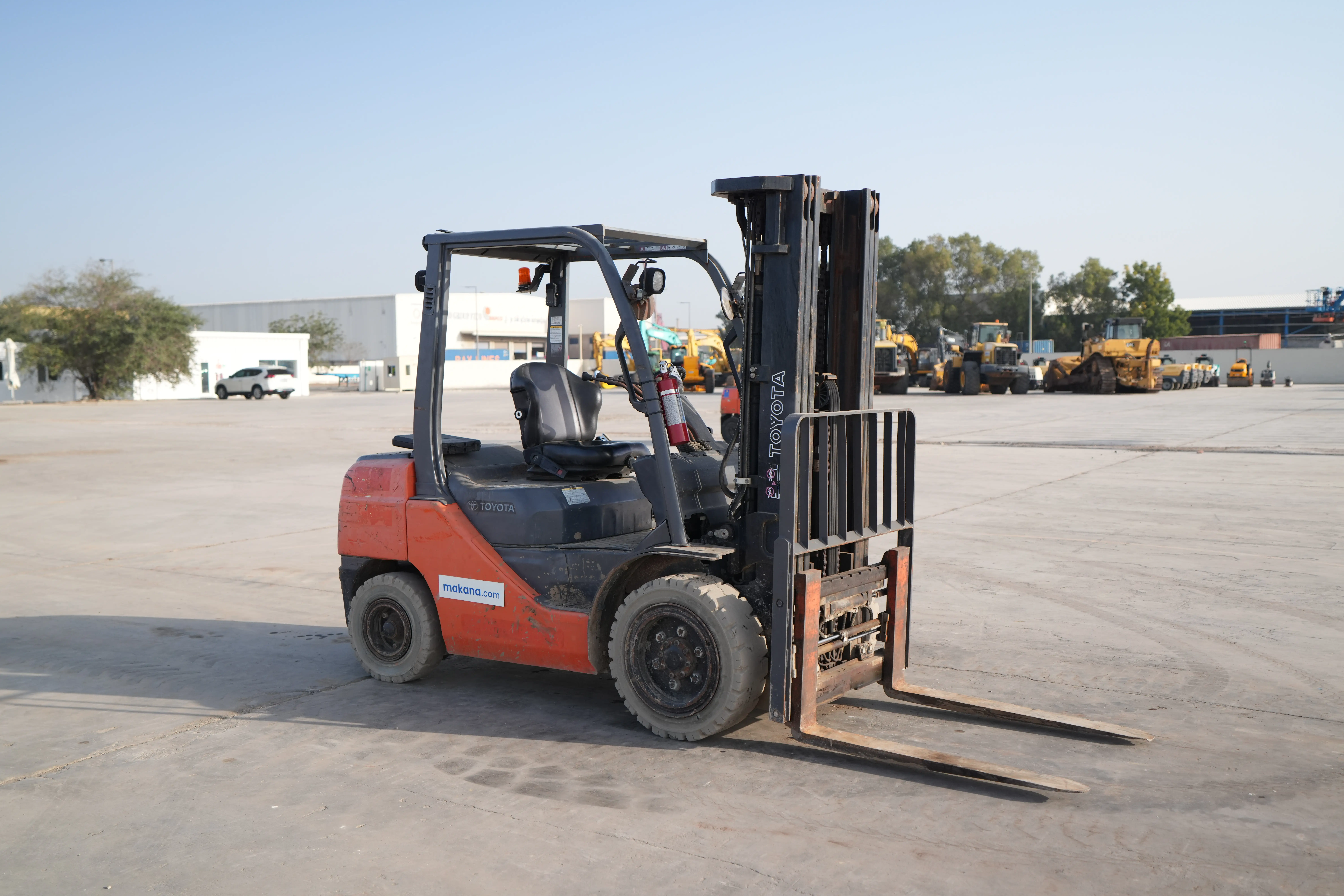 Product-Toyota 8FDU30 diesel forklift-exterior