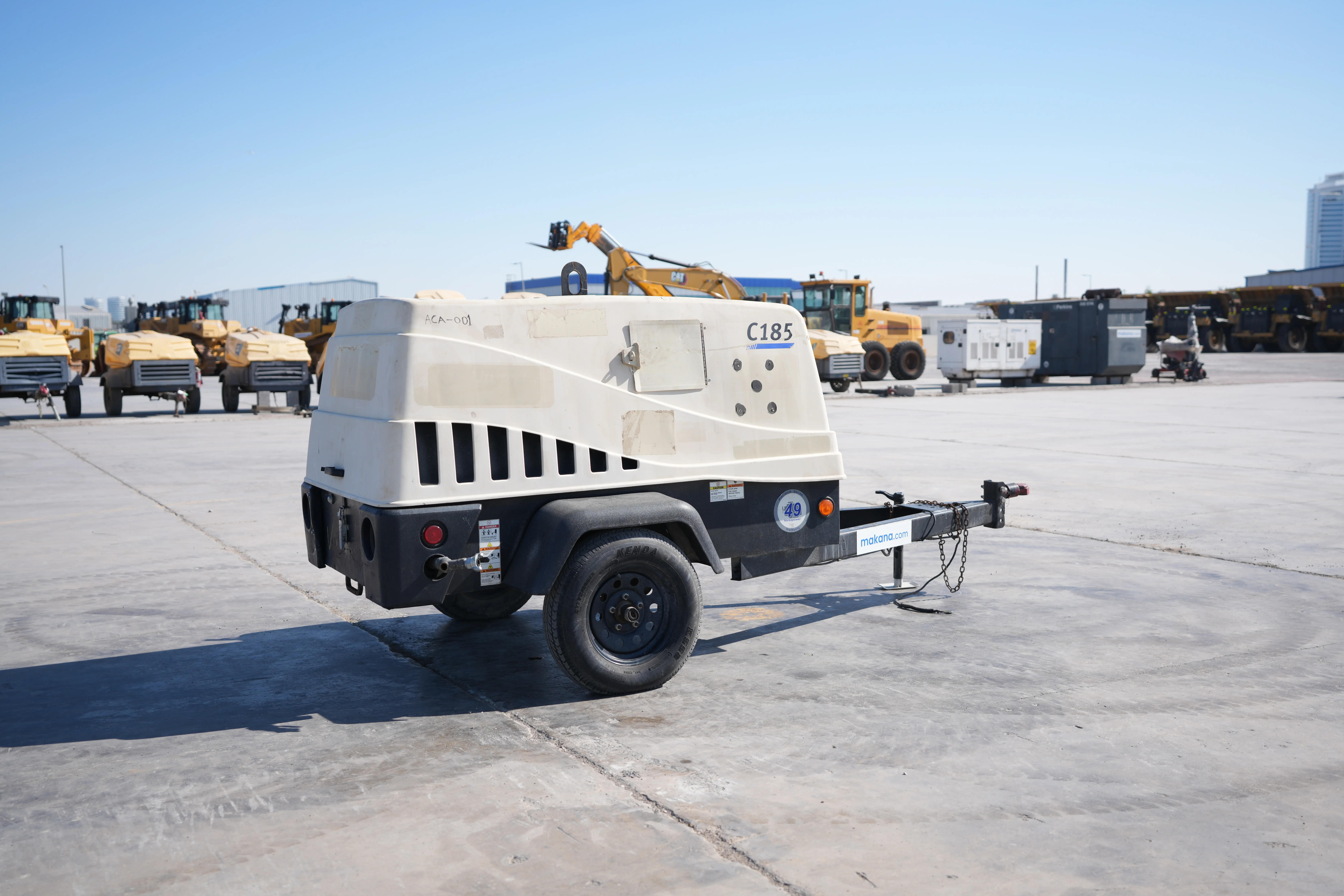 Product-IR Doosan C185 T4F air compressor-exterior