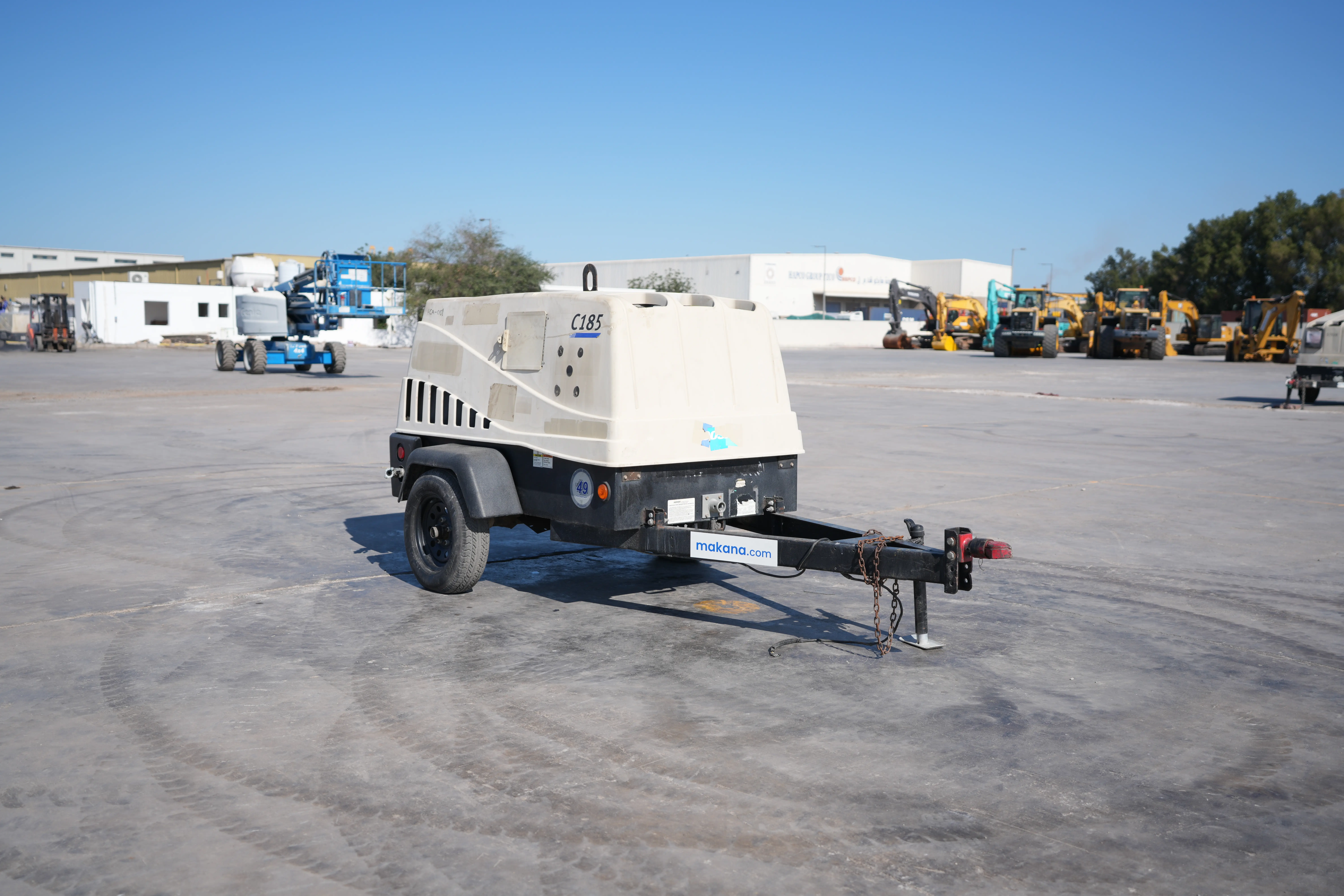 Product-IR Doosan C185 T4F air compressor-exterior