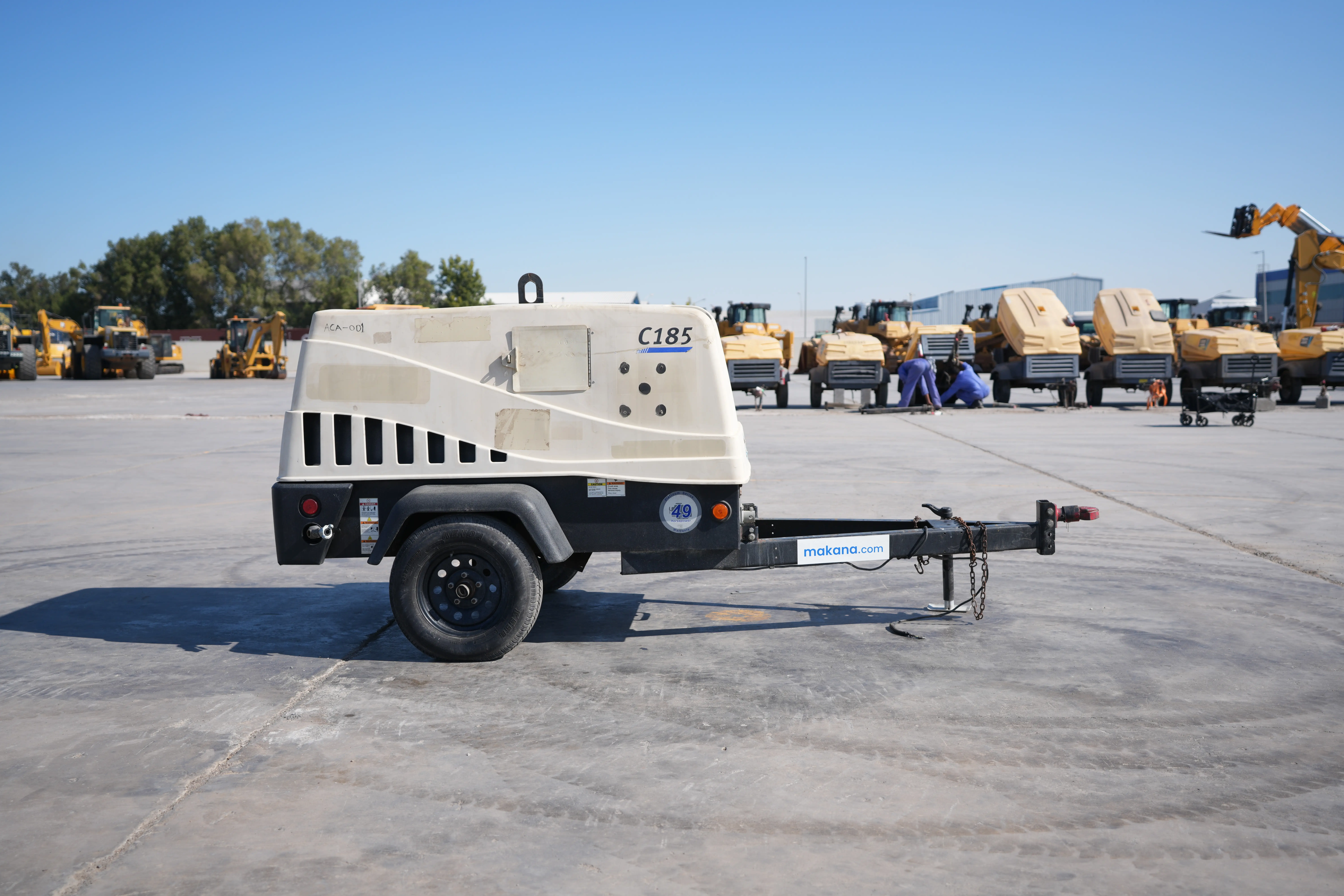 Product-IR Doosan C185 T4F air compressor-exterior