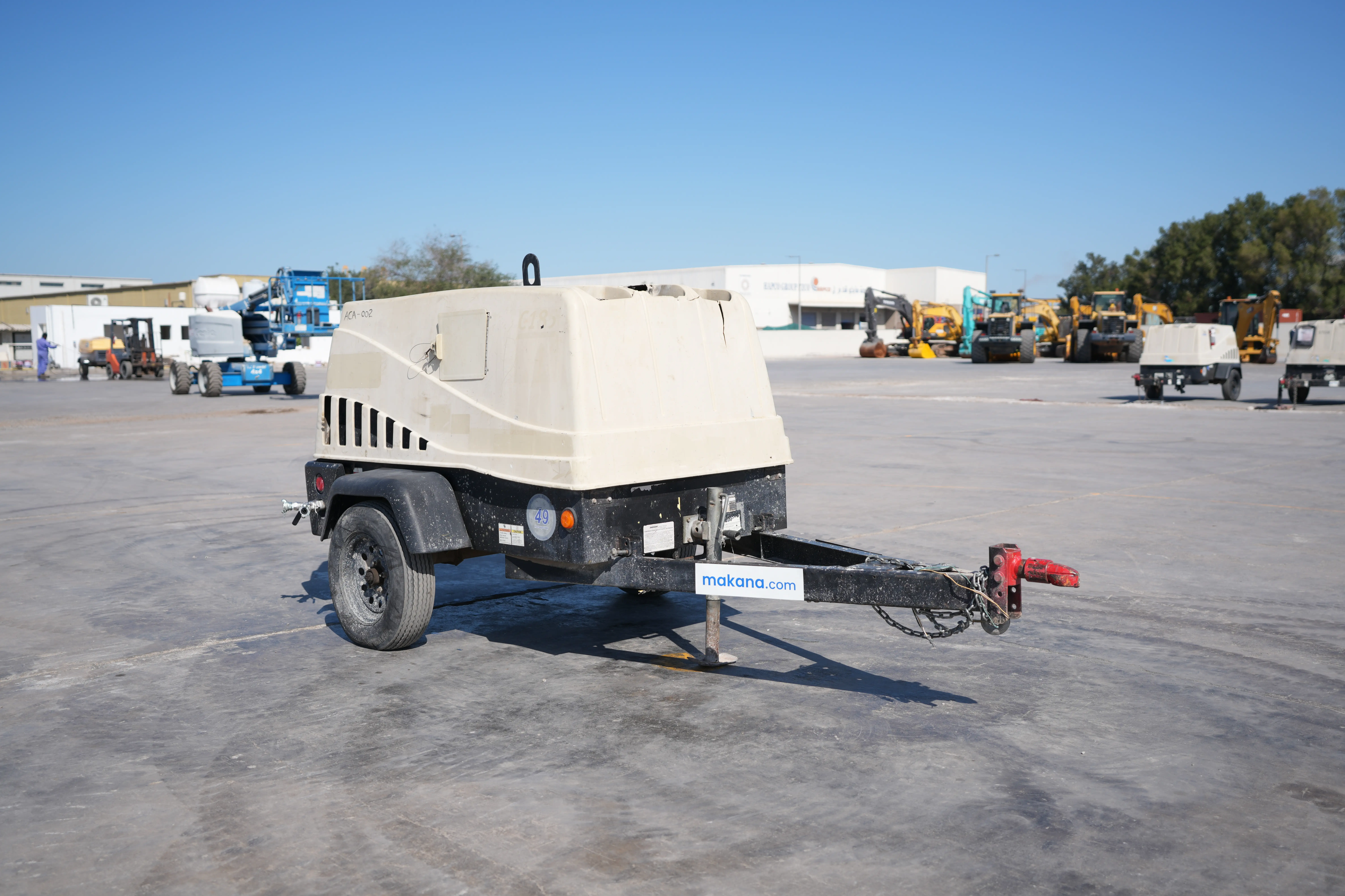 Product-IR Doosan C185 T4F air compressor-exterior