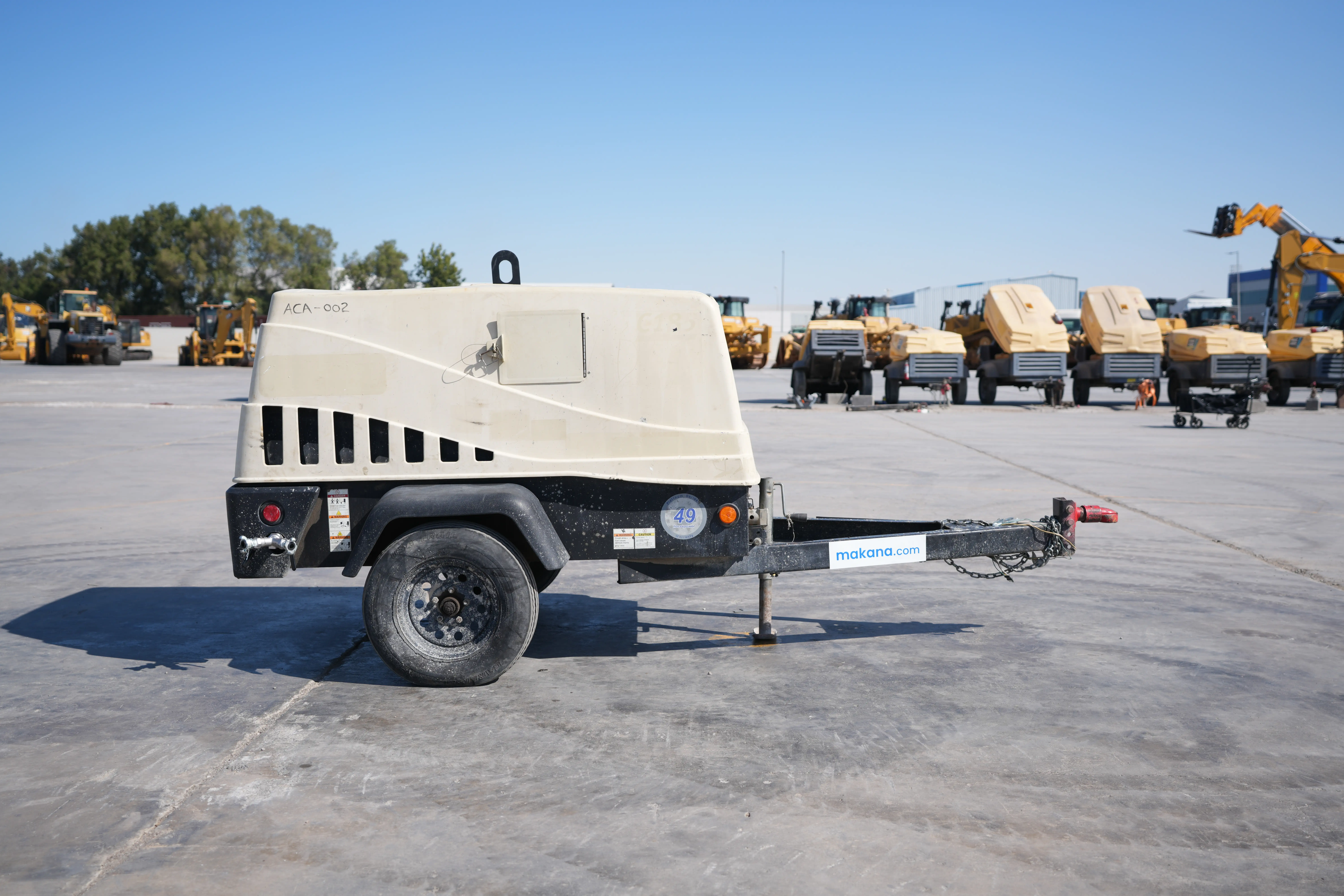 Product-IR Doosan C185 T4F air compressor-exterior