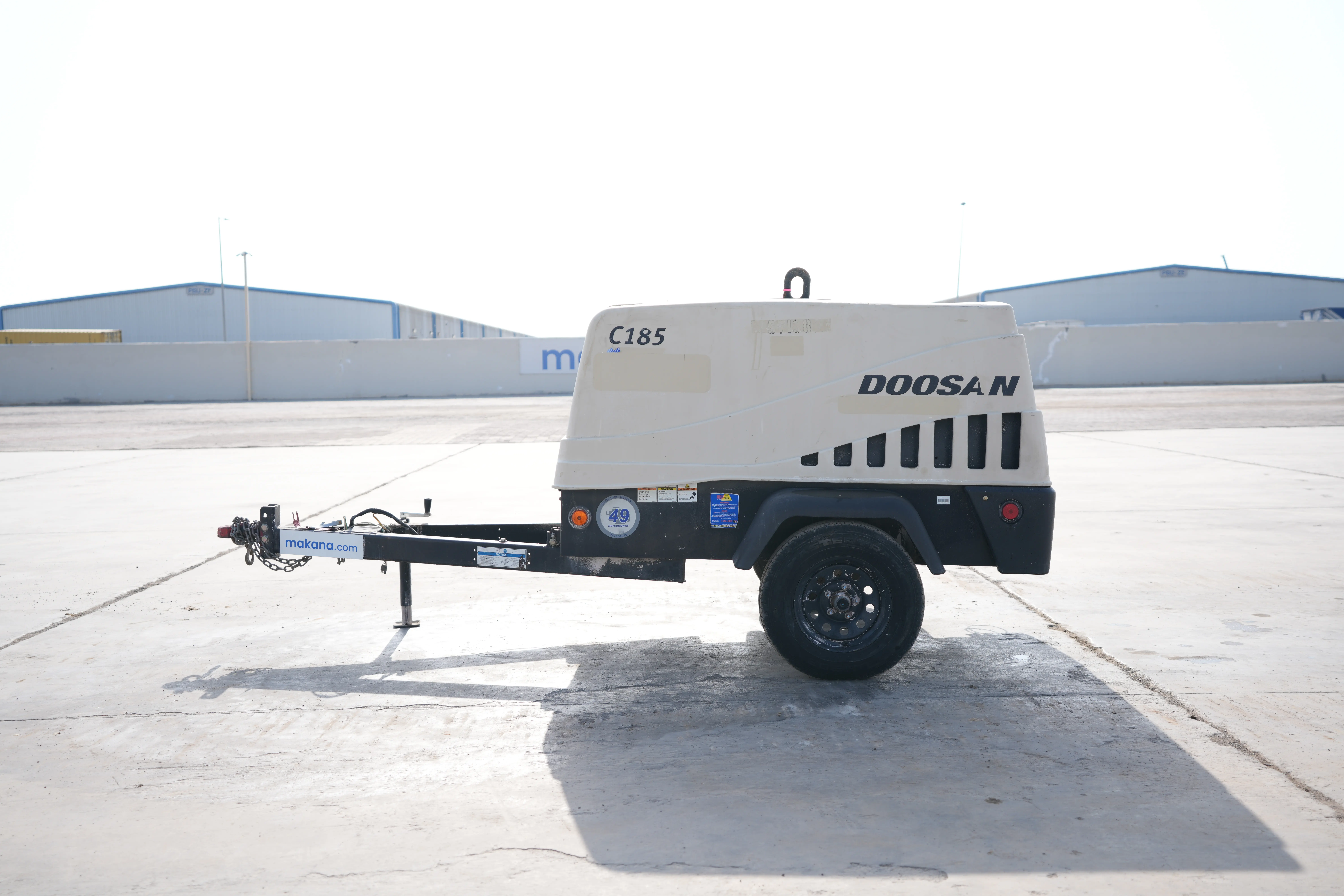 Product-IR Doosan C185 air compressor-exterior