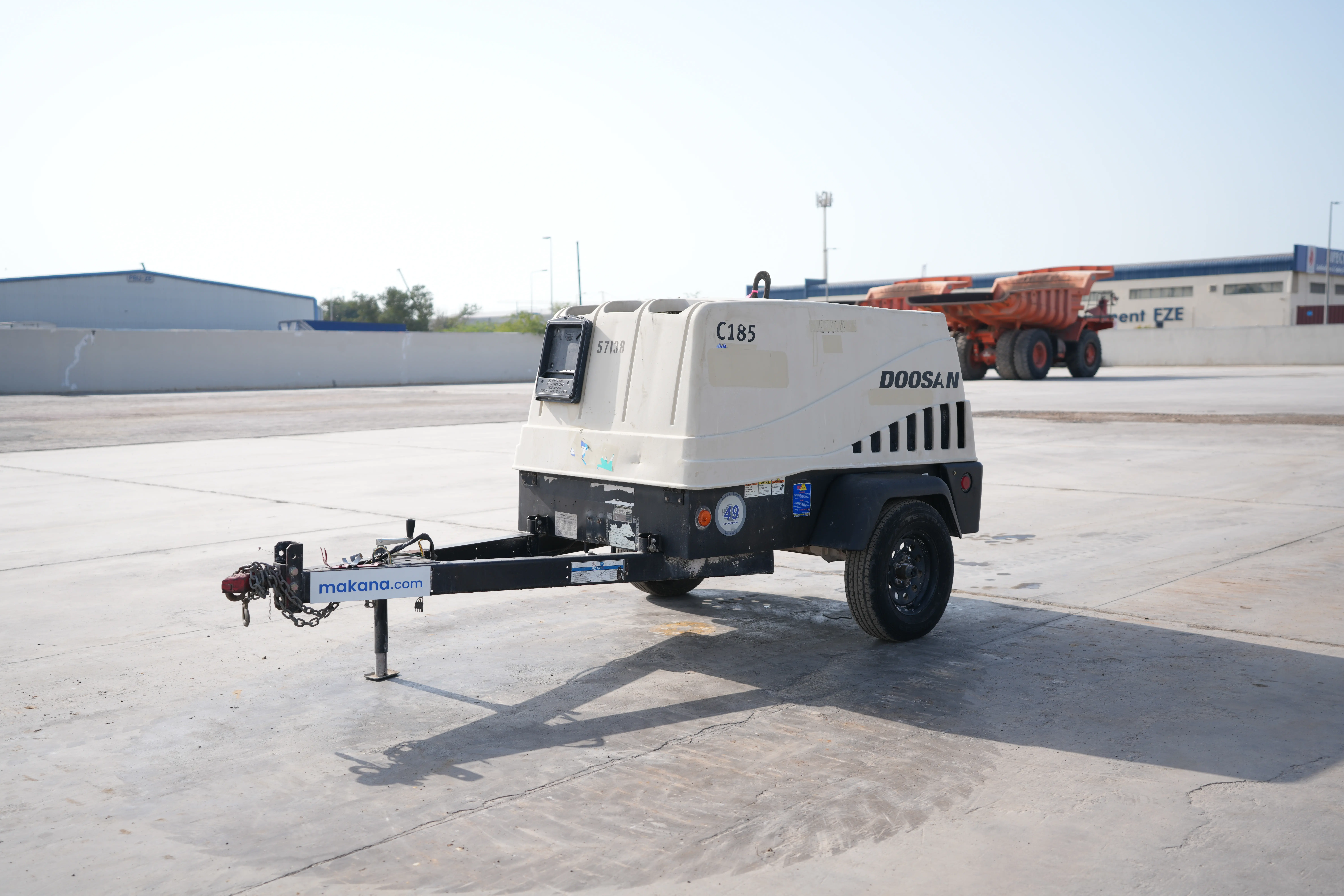 Product-IR Doosan C185 air compressor-exterior