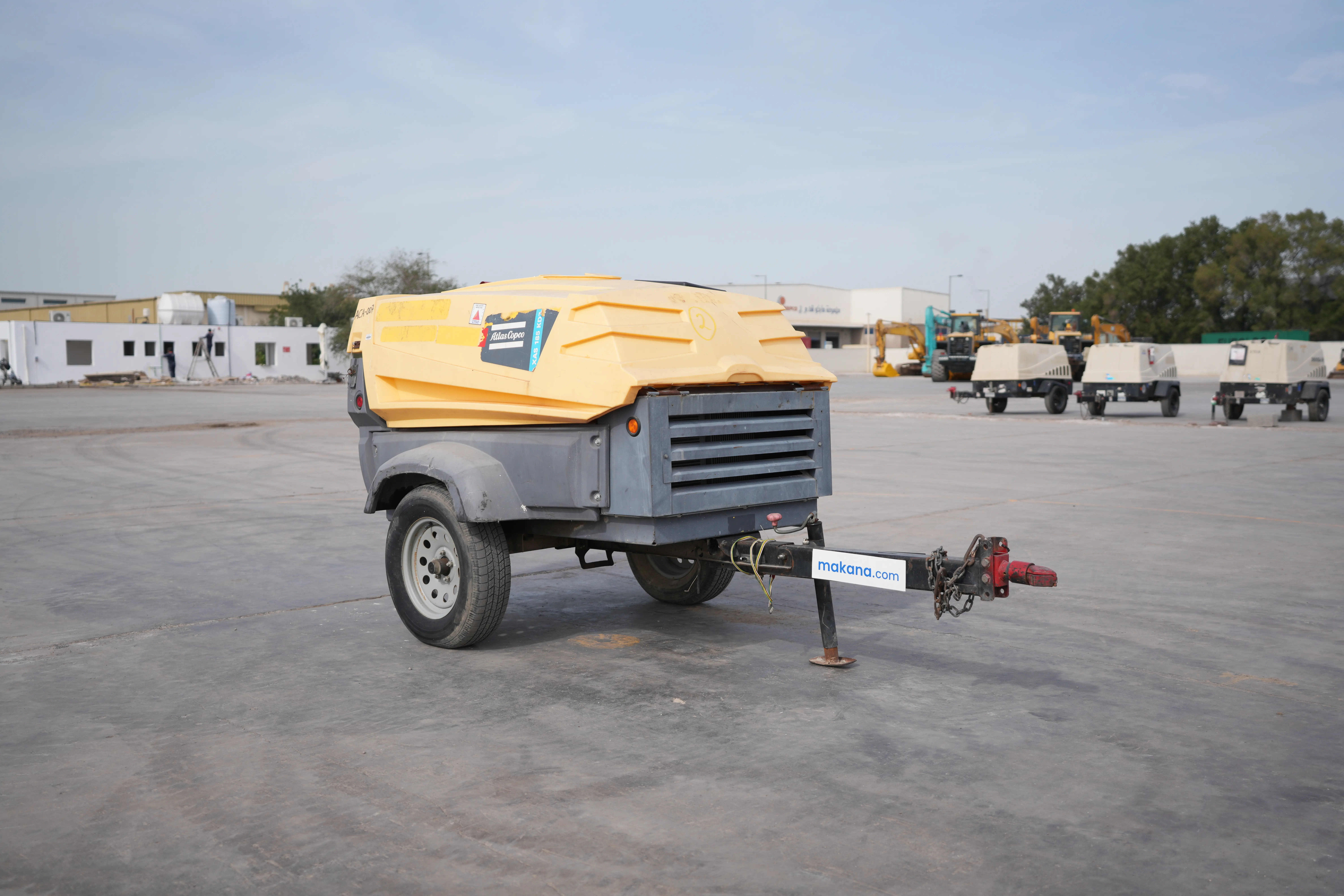 Product-Atlas Copco XAS 185 T4F air compressor-exterior