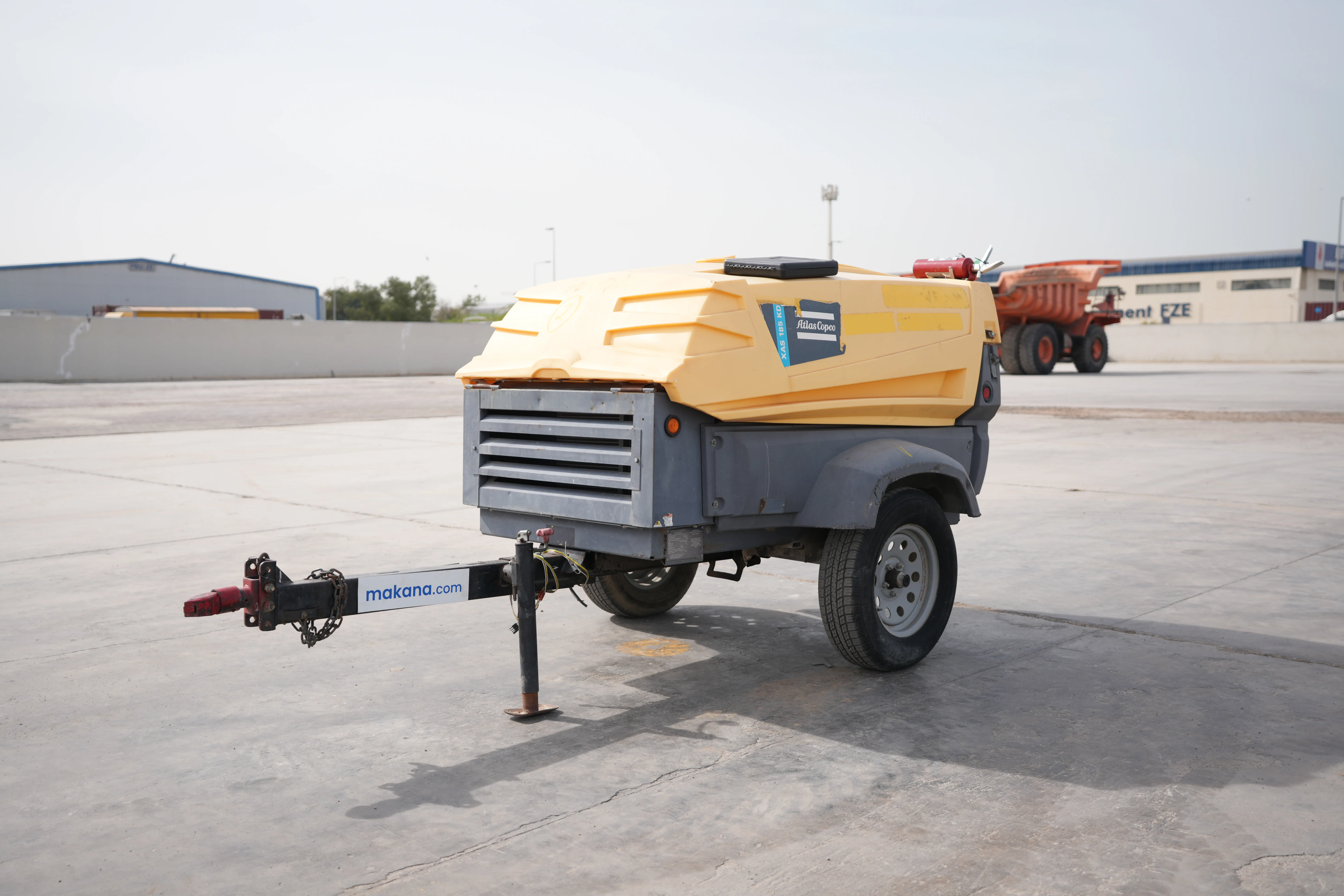 Product-Atlas Copco XAS 185 T4F air compressor-exterior