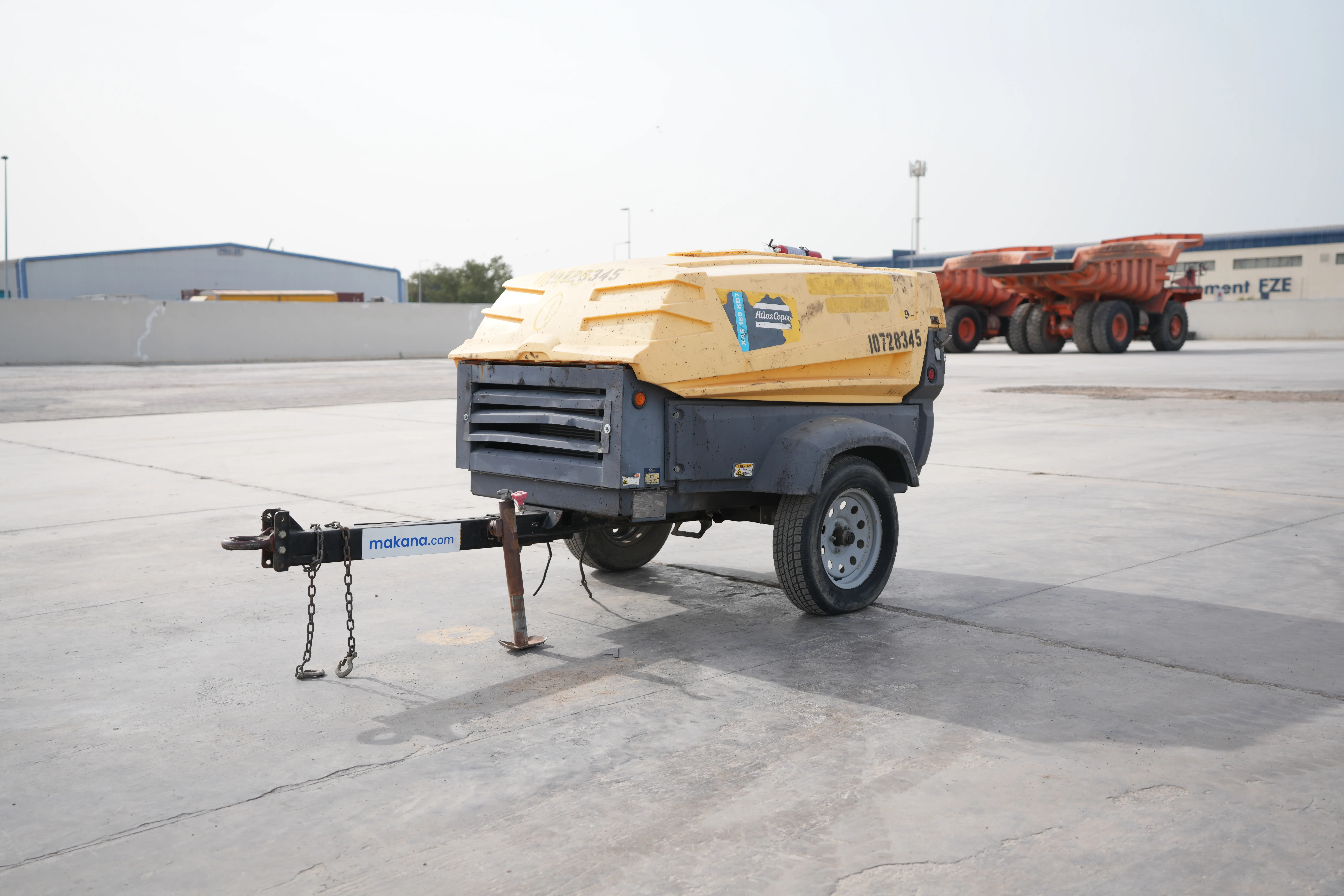 Product-Atlas Copco XAS 185 air compressor-exterior