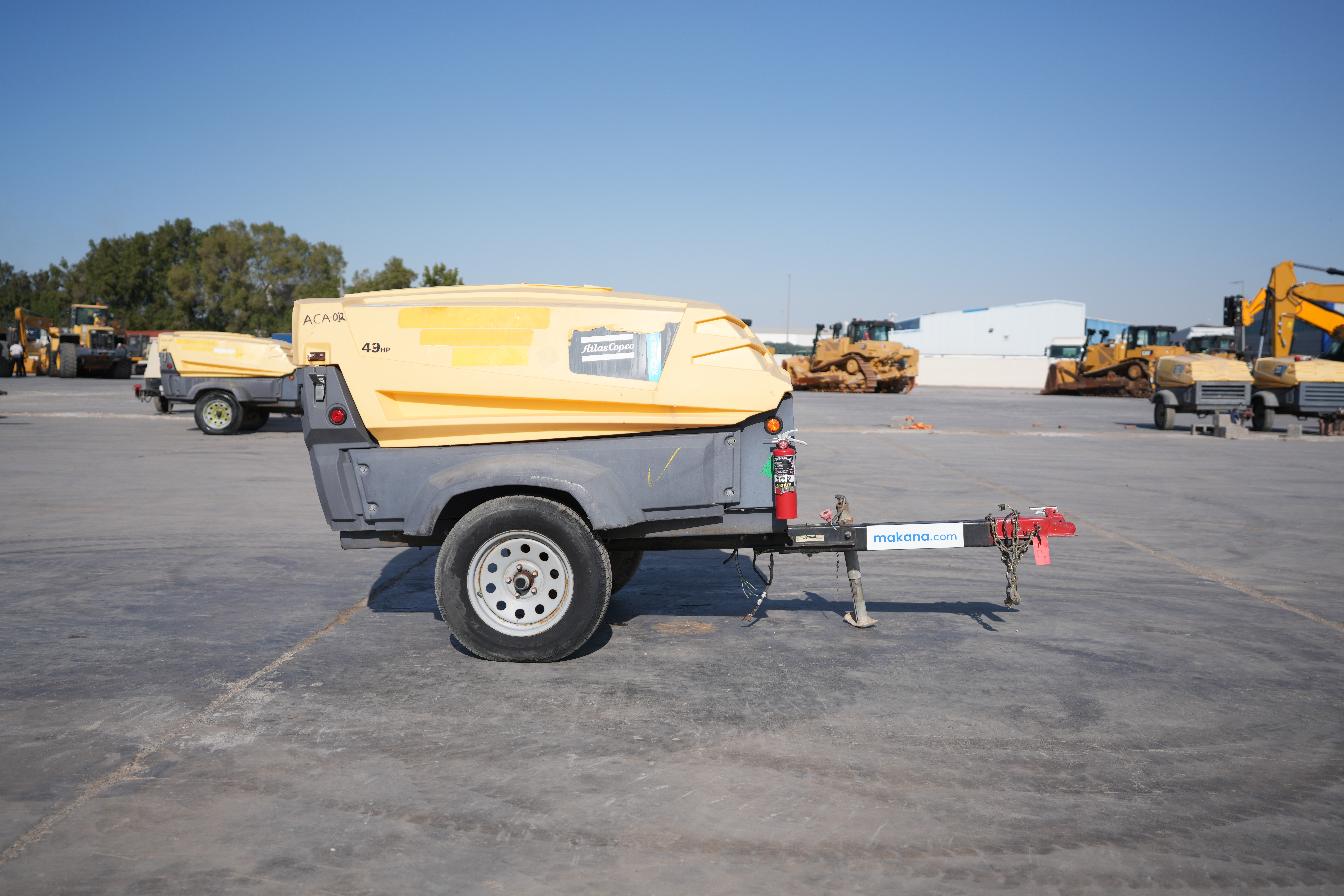 Product-Atlas Copco XAS 185 T4F air compressor-exterior