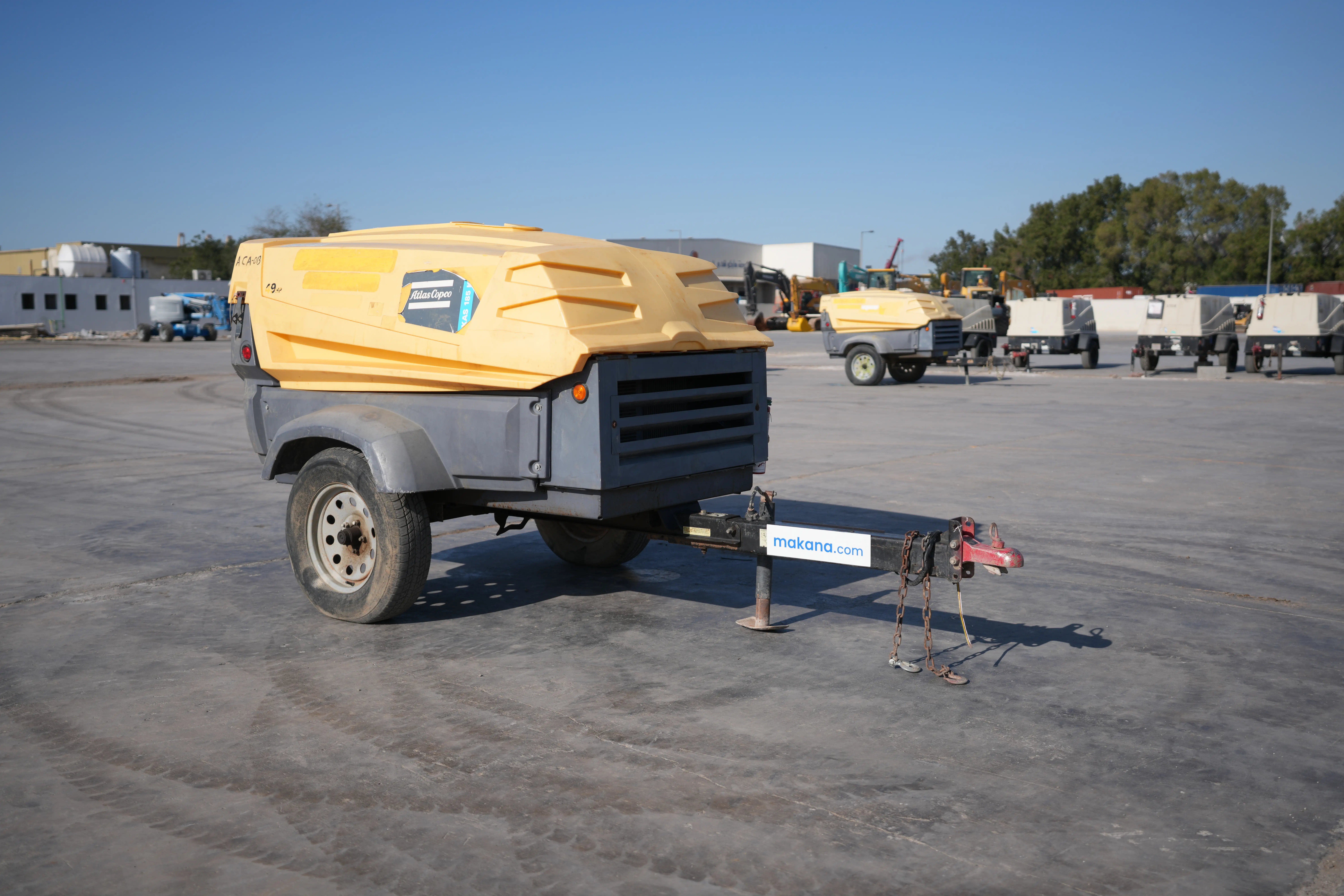 Product-Atlas Copco XAS 185 T4F air compressor-exterior
