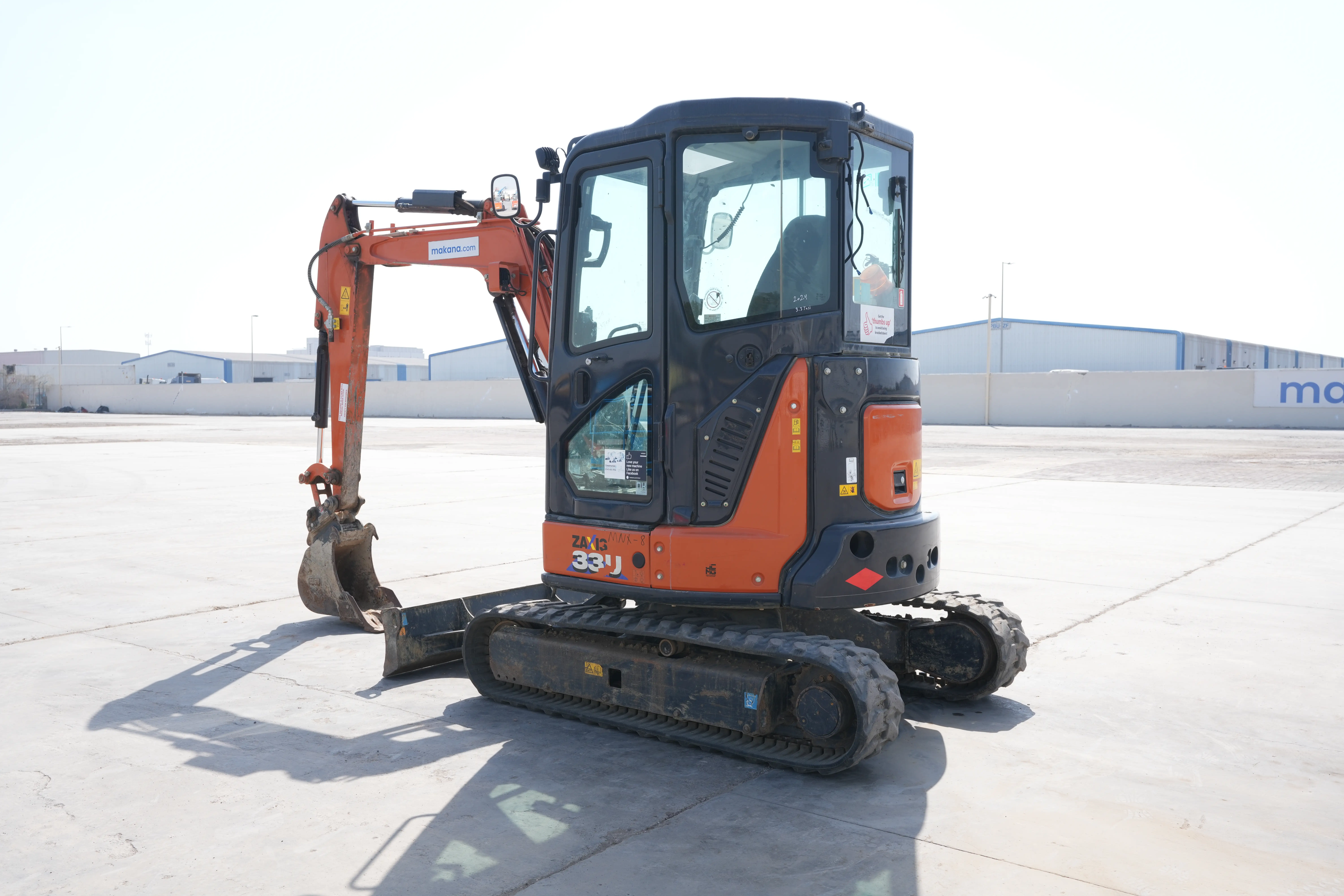 Product-Hitachi ZX33U-6 CLR mini excavator-exterior