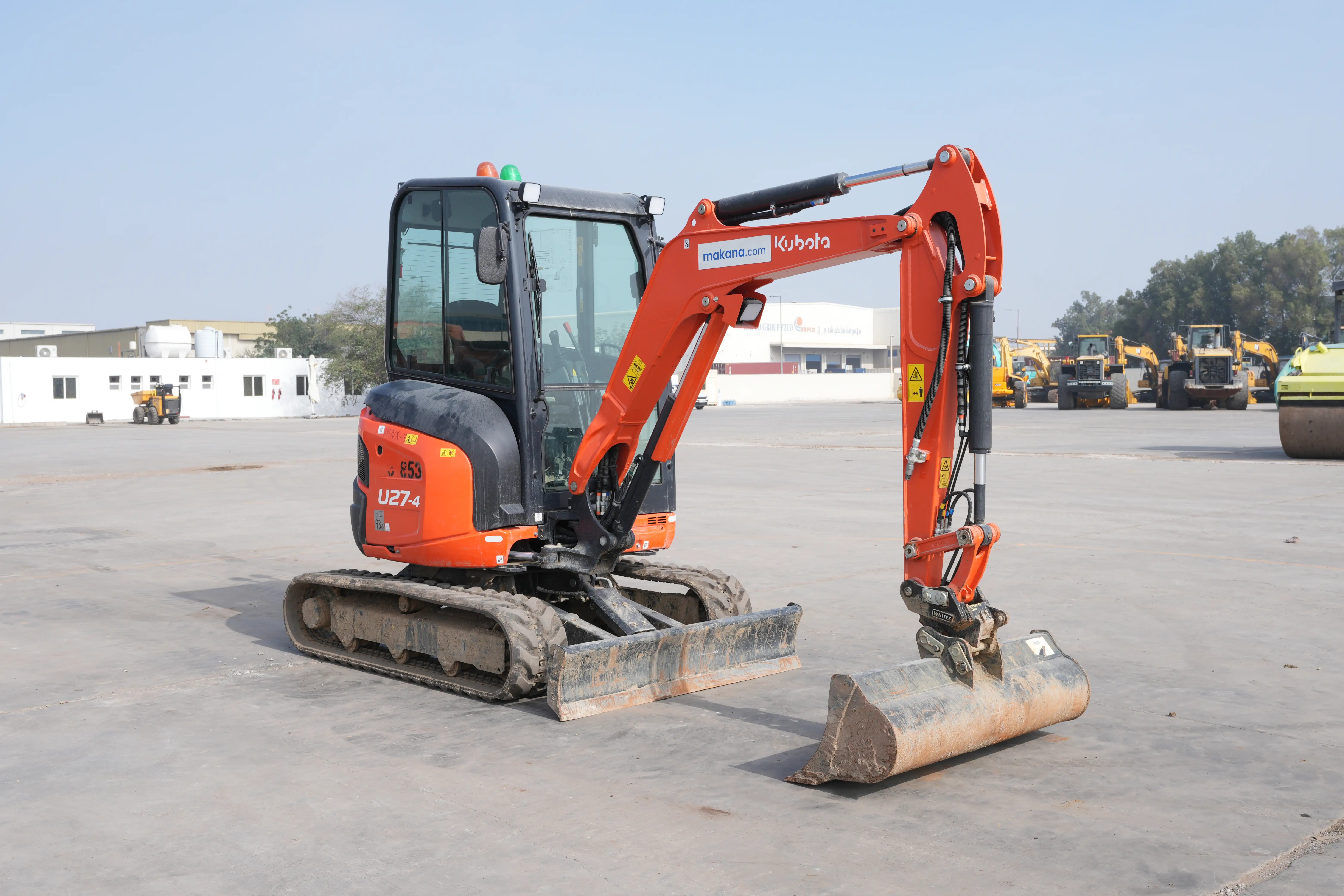 Product-Kubota U27-4 mini excavator-exterior