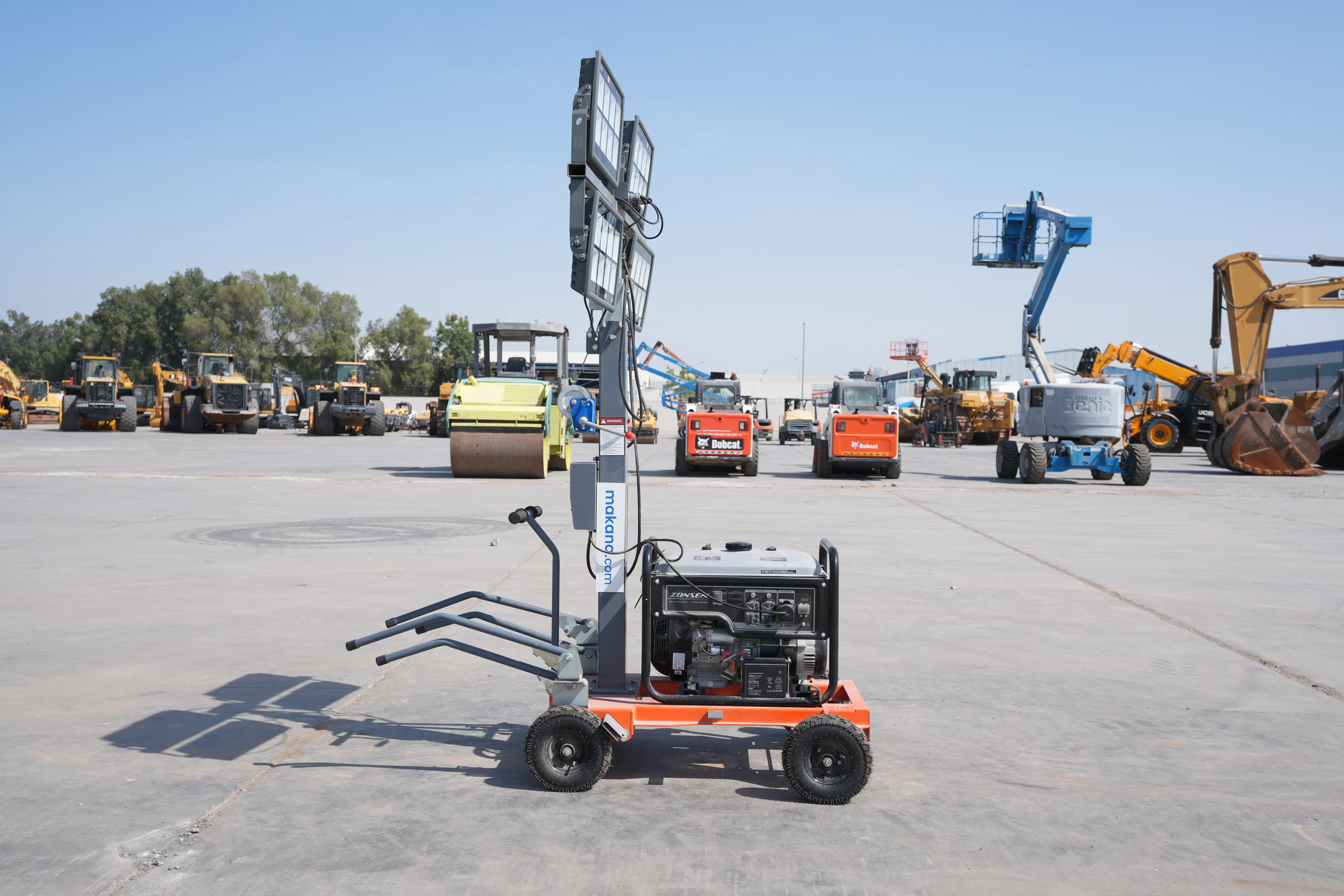 Product-Furd FZM-1000B light tower with generator-exterior