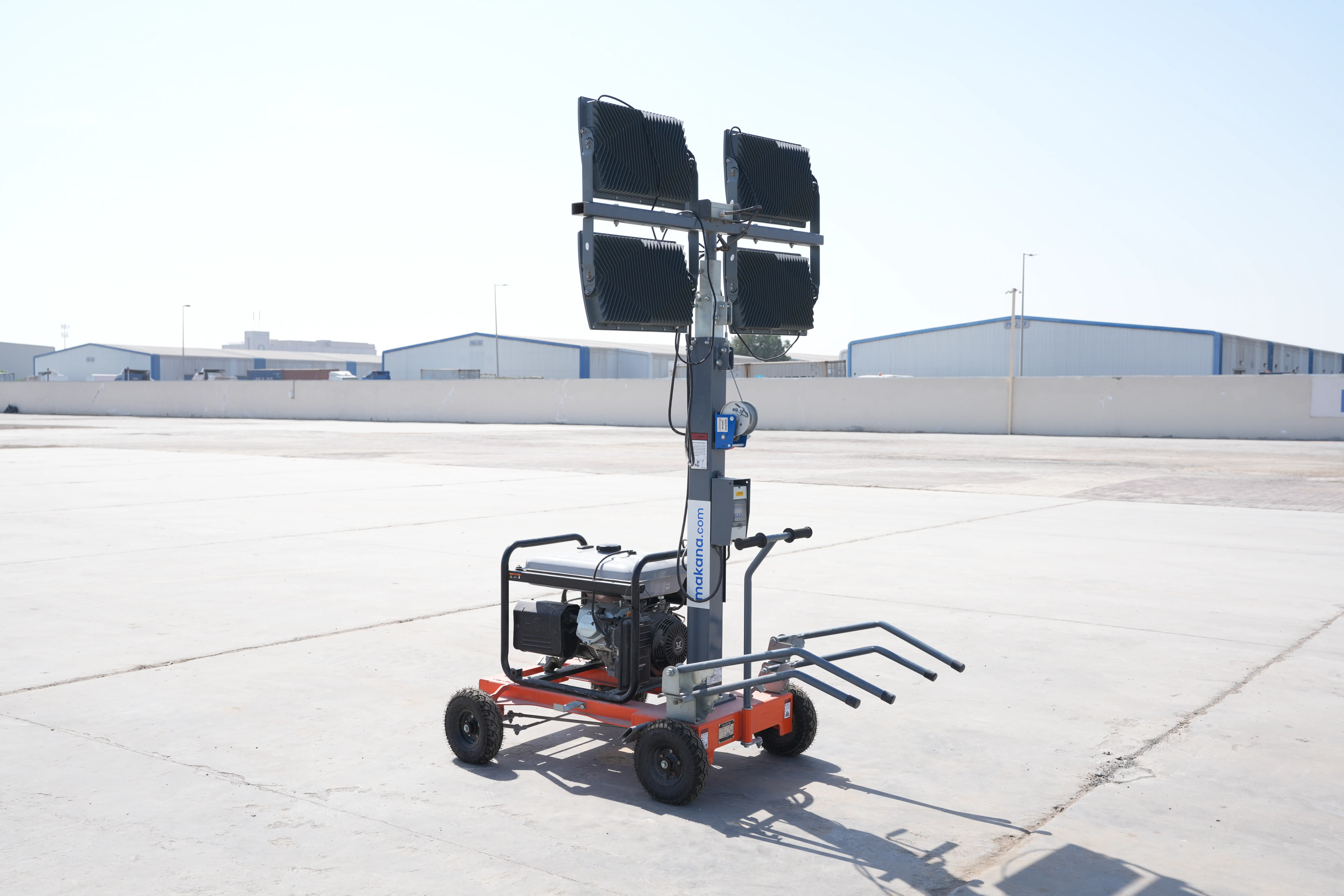 Product-Furd FZM-1000B light tower with generator-exterior