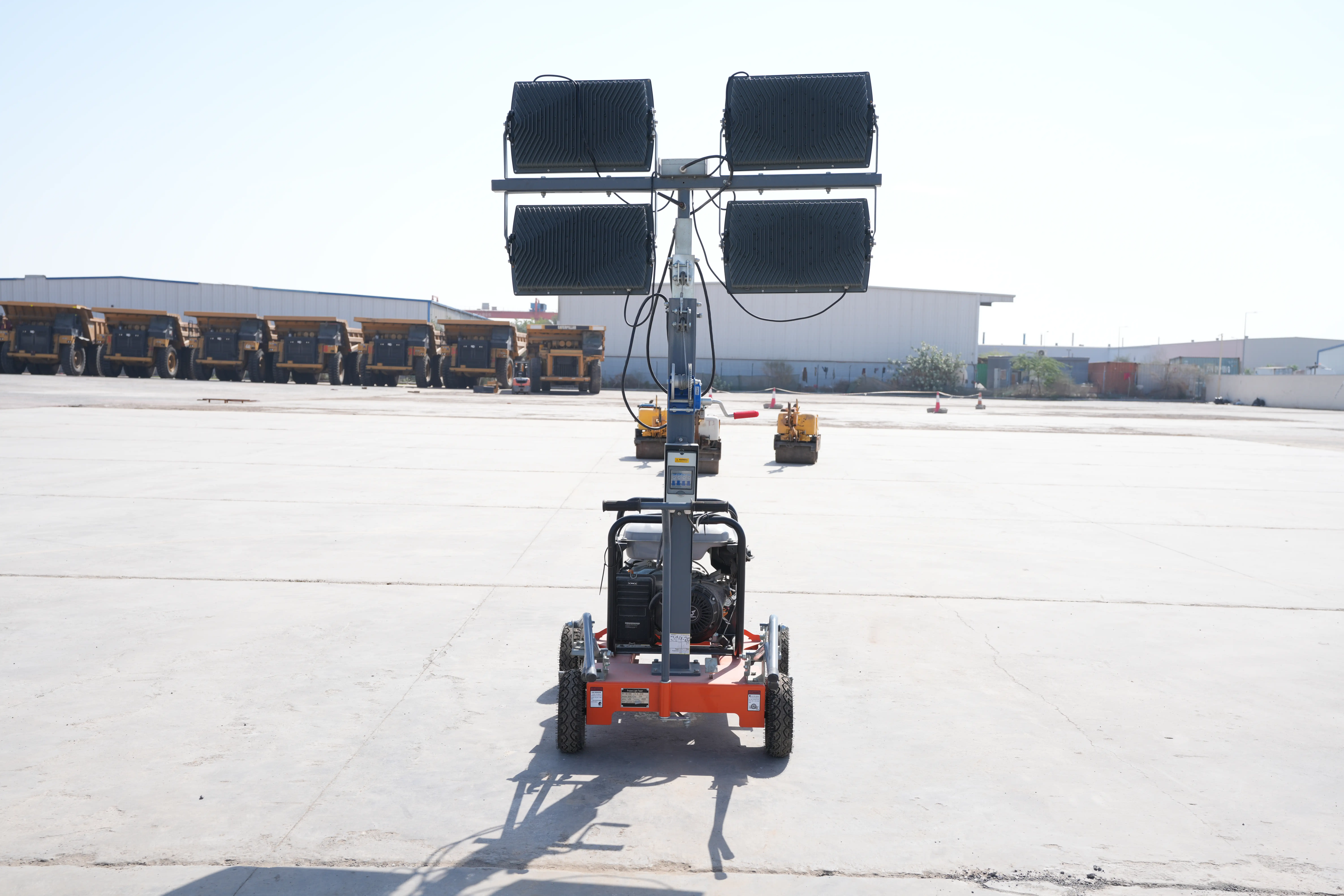 Product-Furd FZM-1000B light tower with generator-exterior