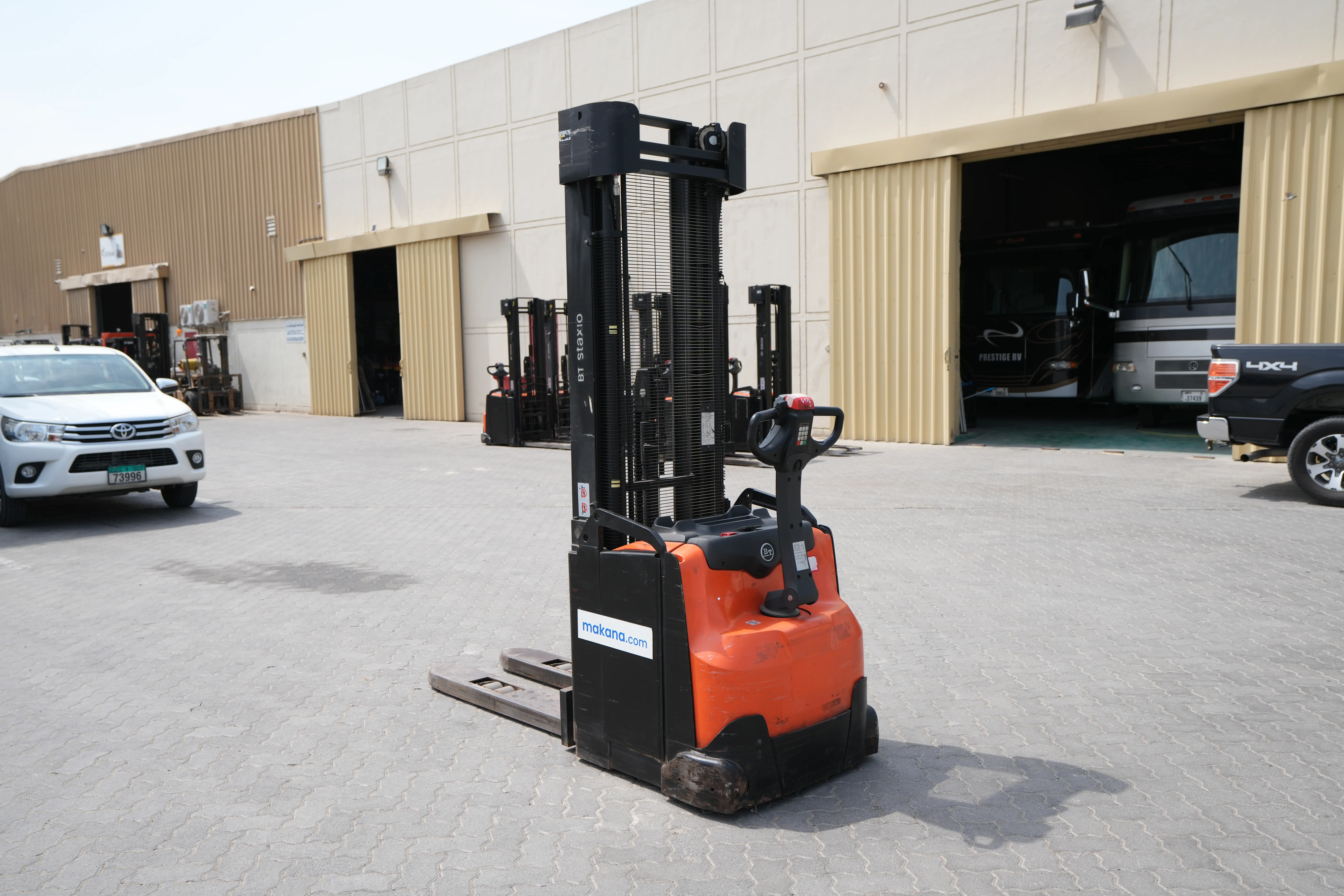 Product-2016 Toyota Staxio SWE160 pallet stacker-exterior