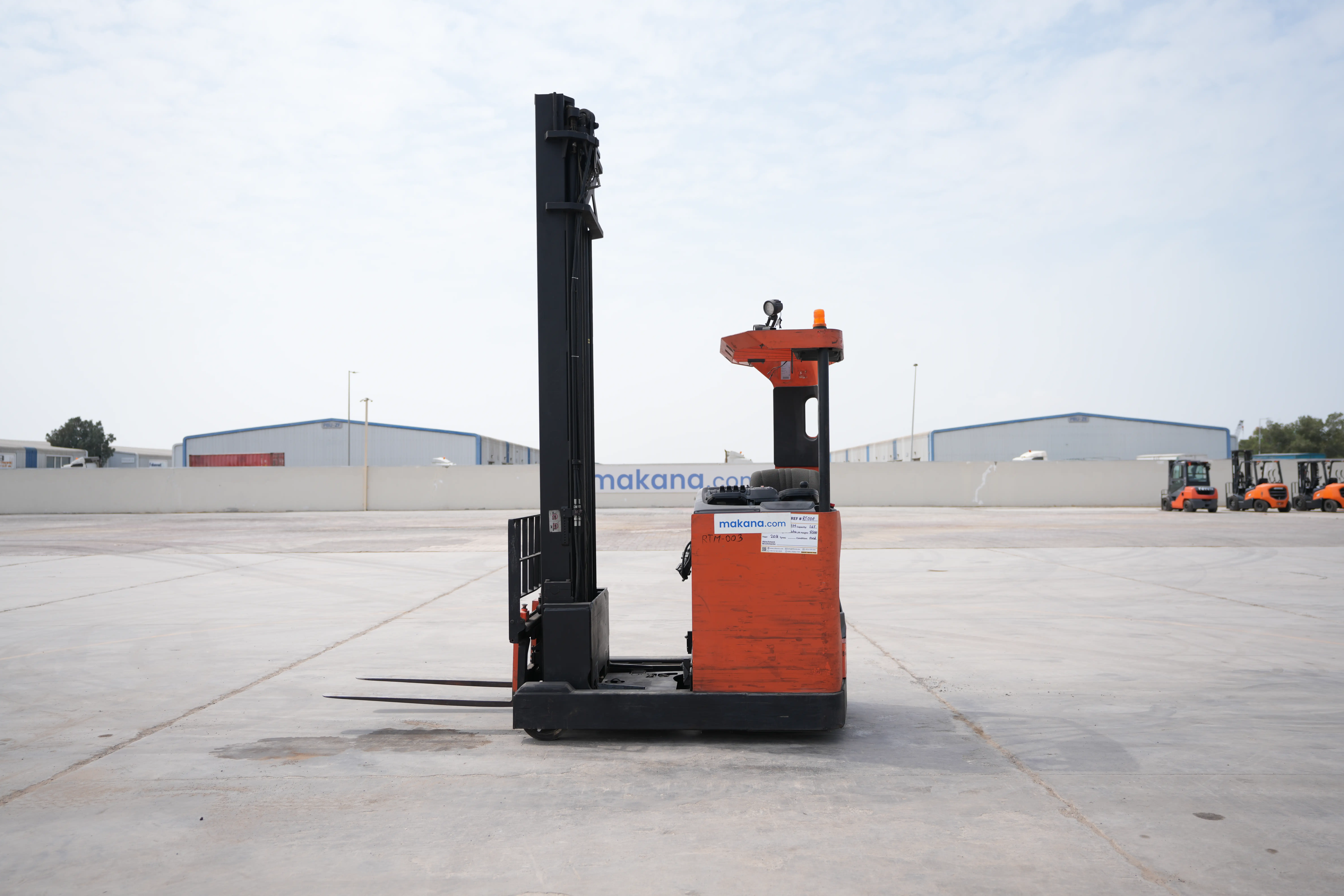 Product-Toyota Reflex RRE160M reach truck-exterior