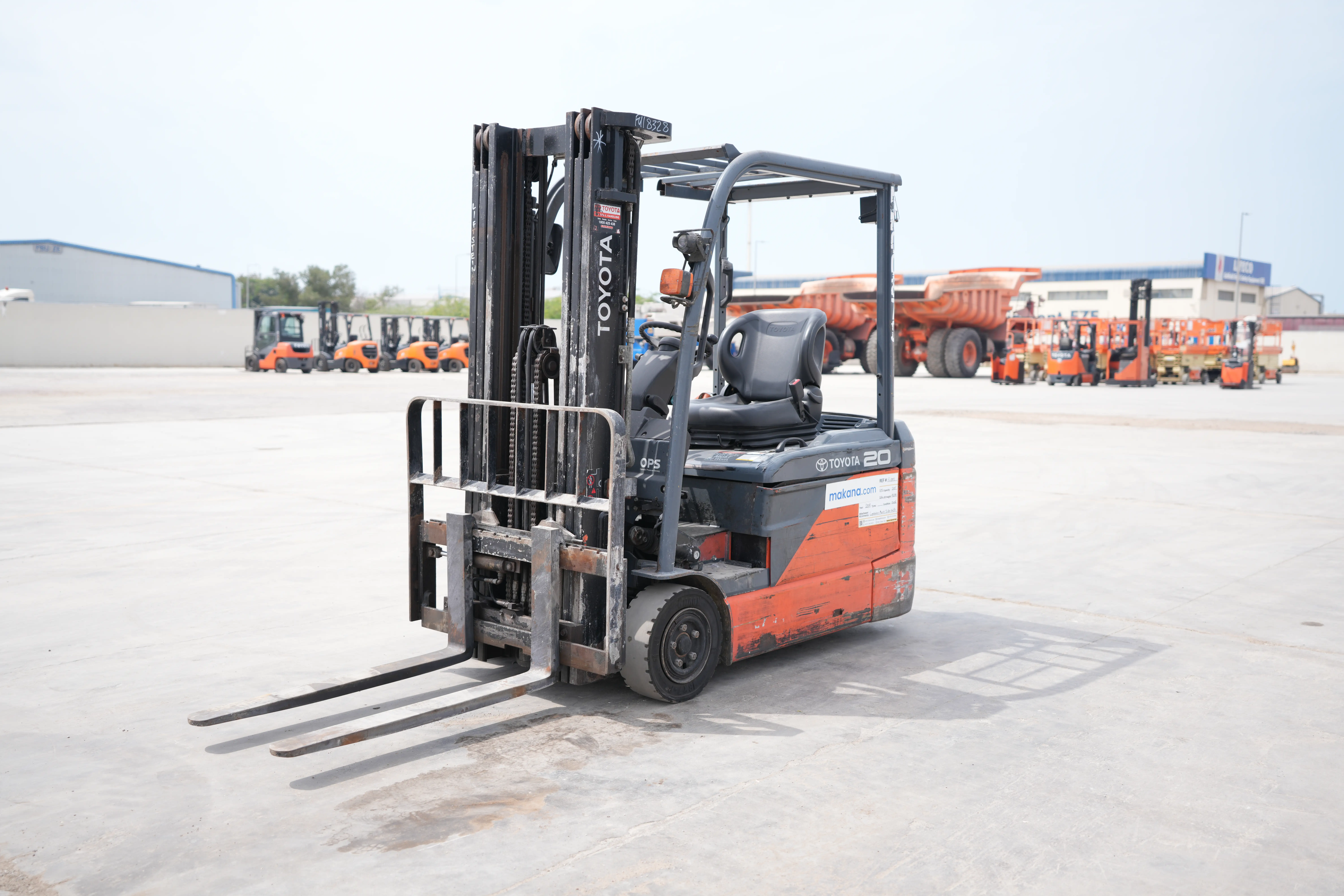 Product-Toyota 8FBE20 electric forklift-exterior