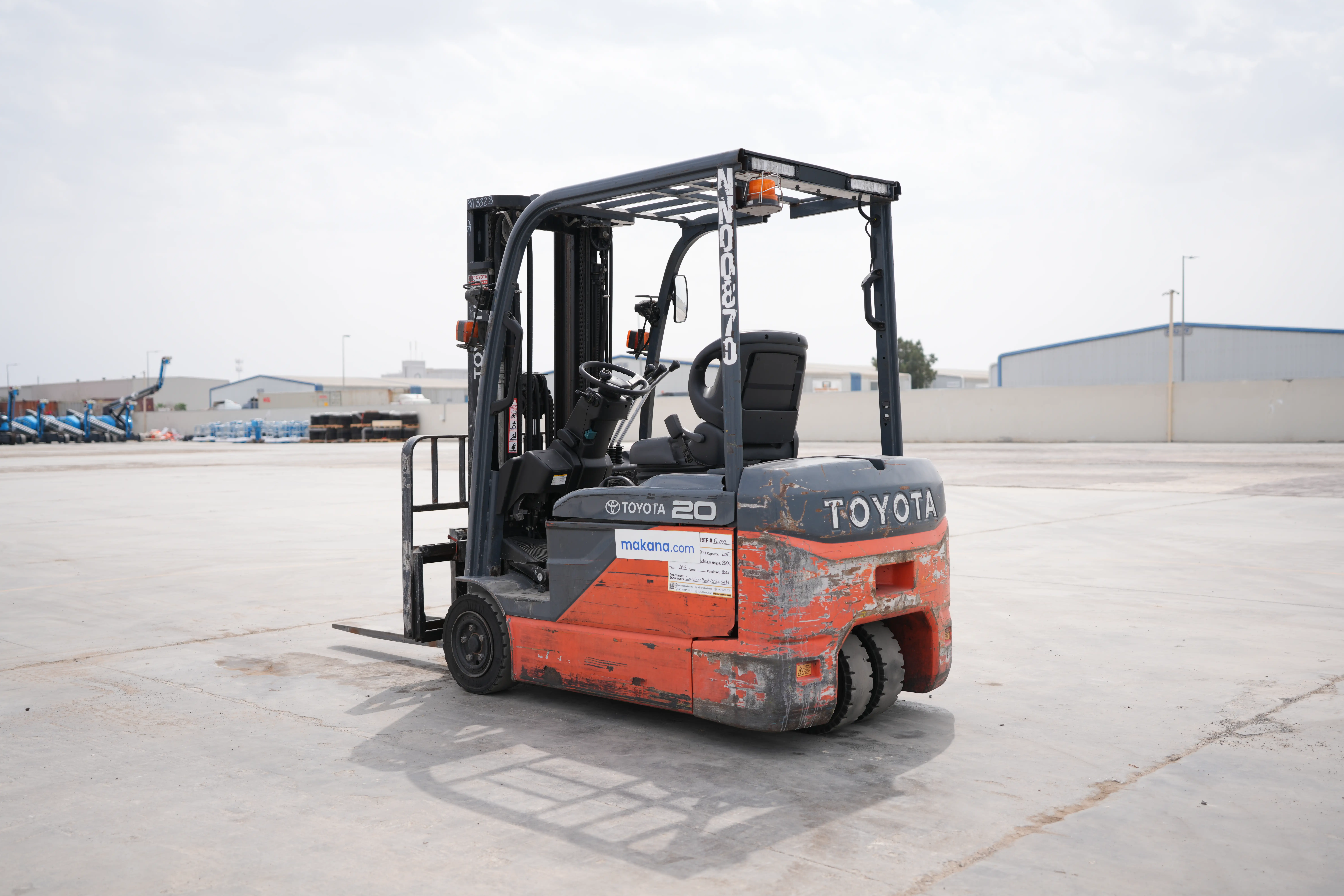 Product-Toyota 8FBE20 electric forklift-exterior