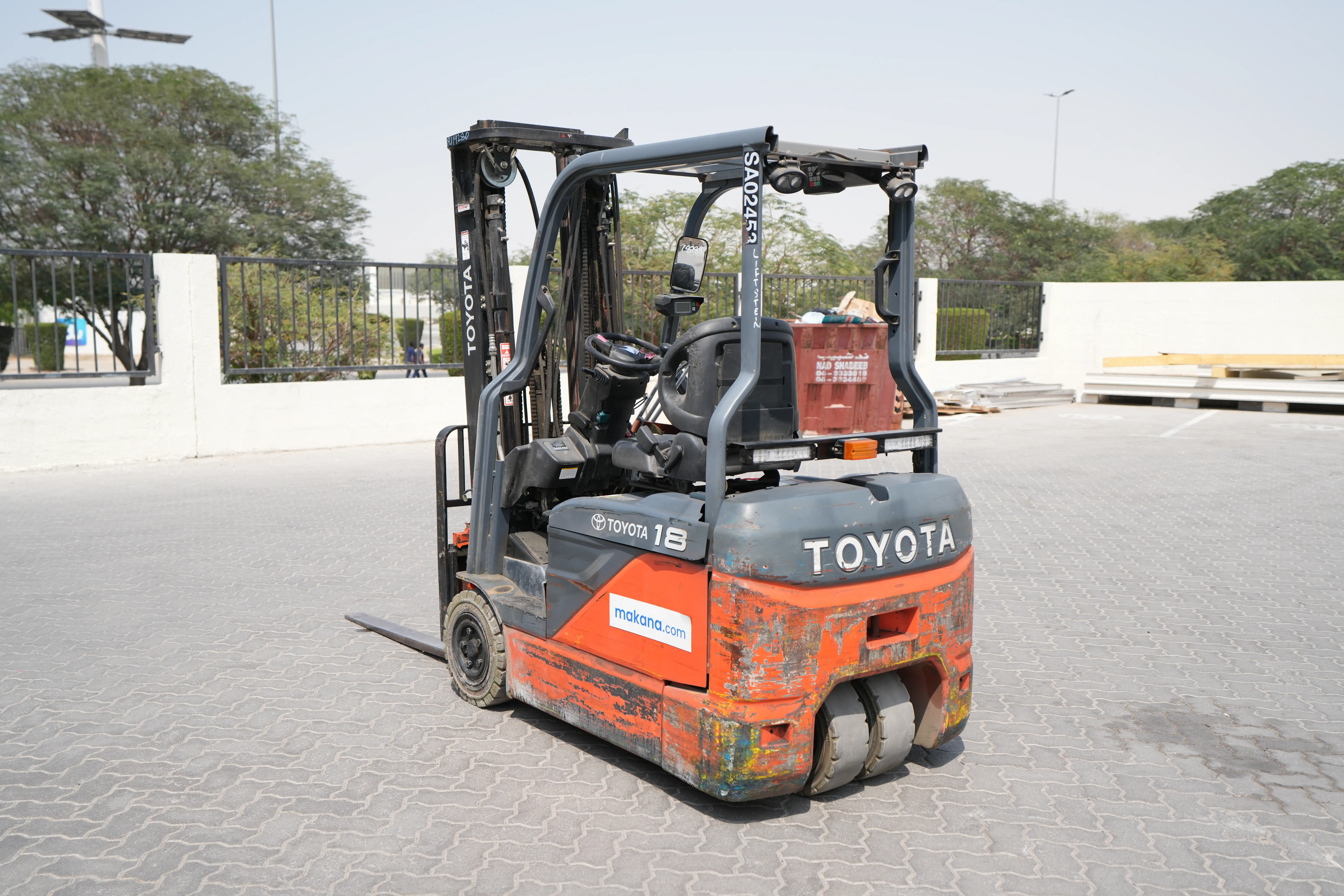 Product-2019 Toyota 8FBE18 electric forklift-exterior