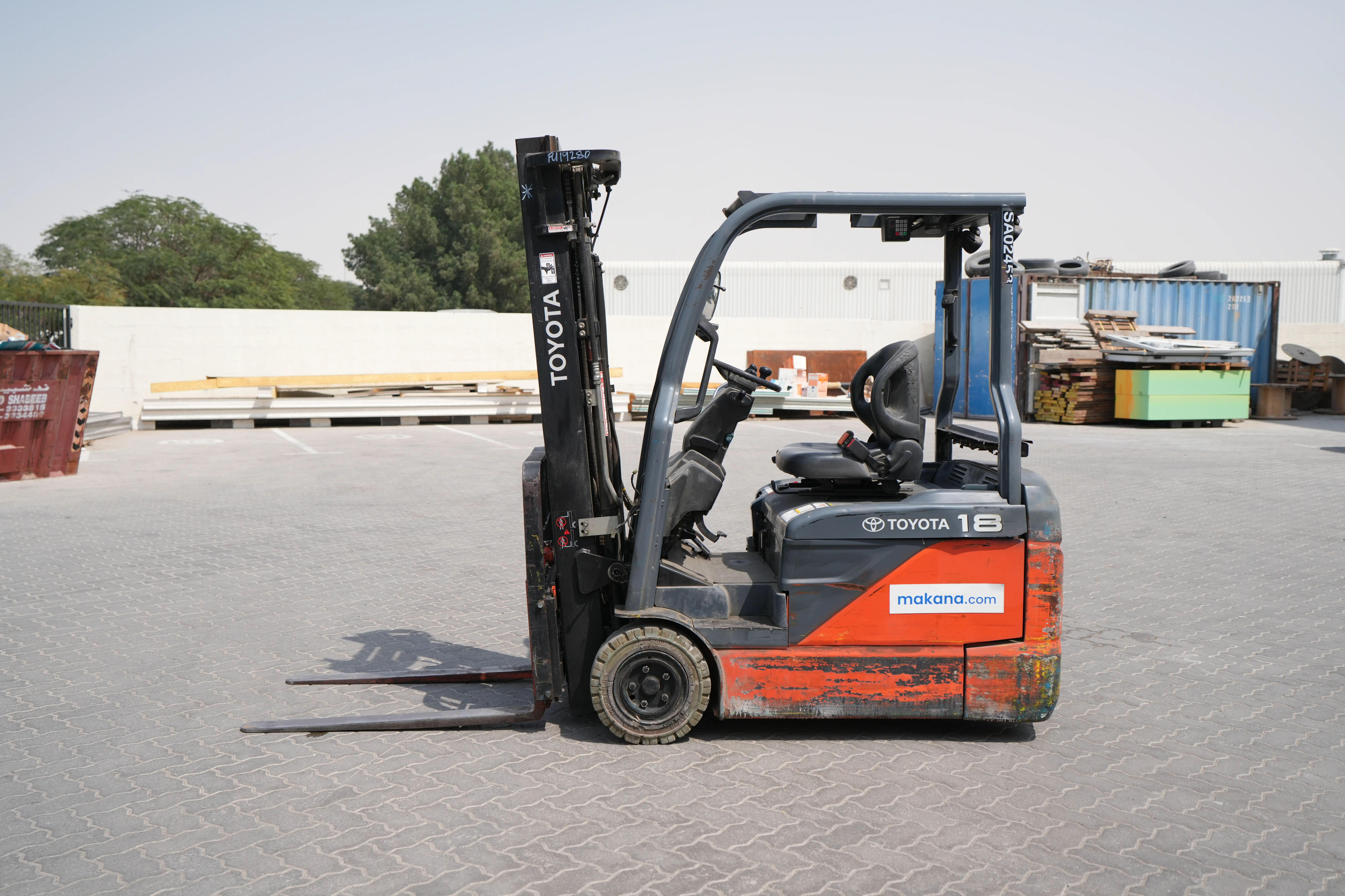 Product-2019 Toyota 8FBE18 electric forklift-exterior