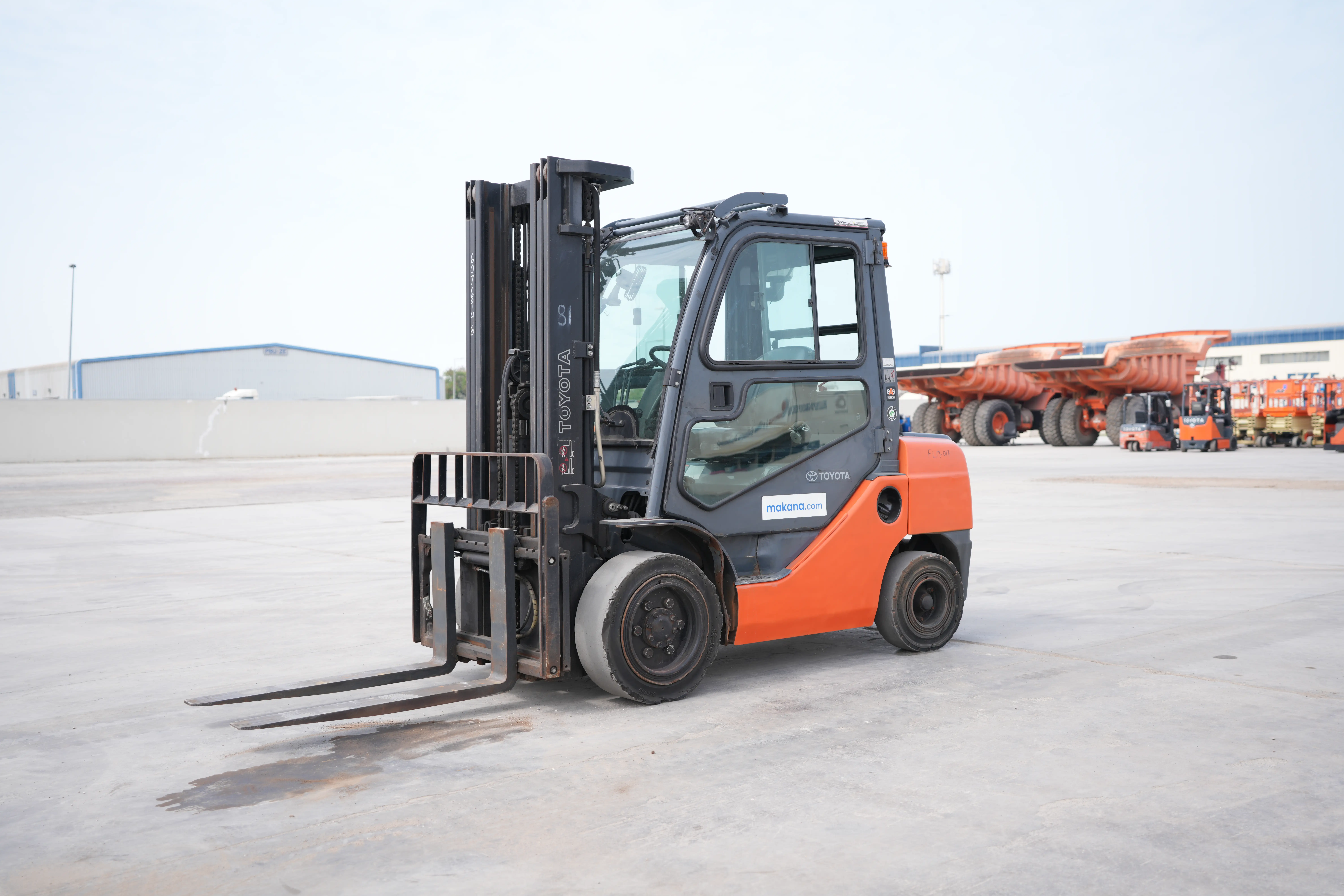 Product-Toyota 8FDU30 diesel forklift-exterior